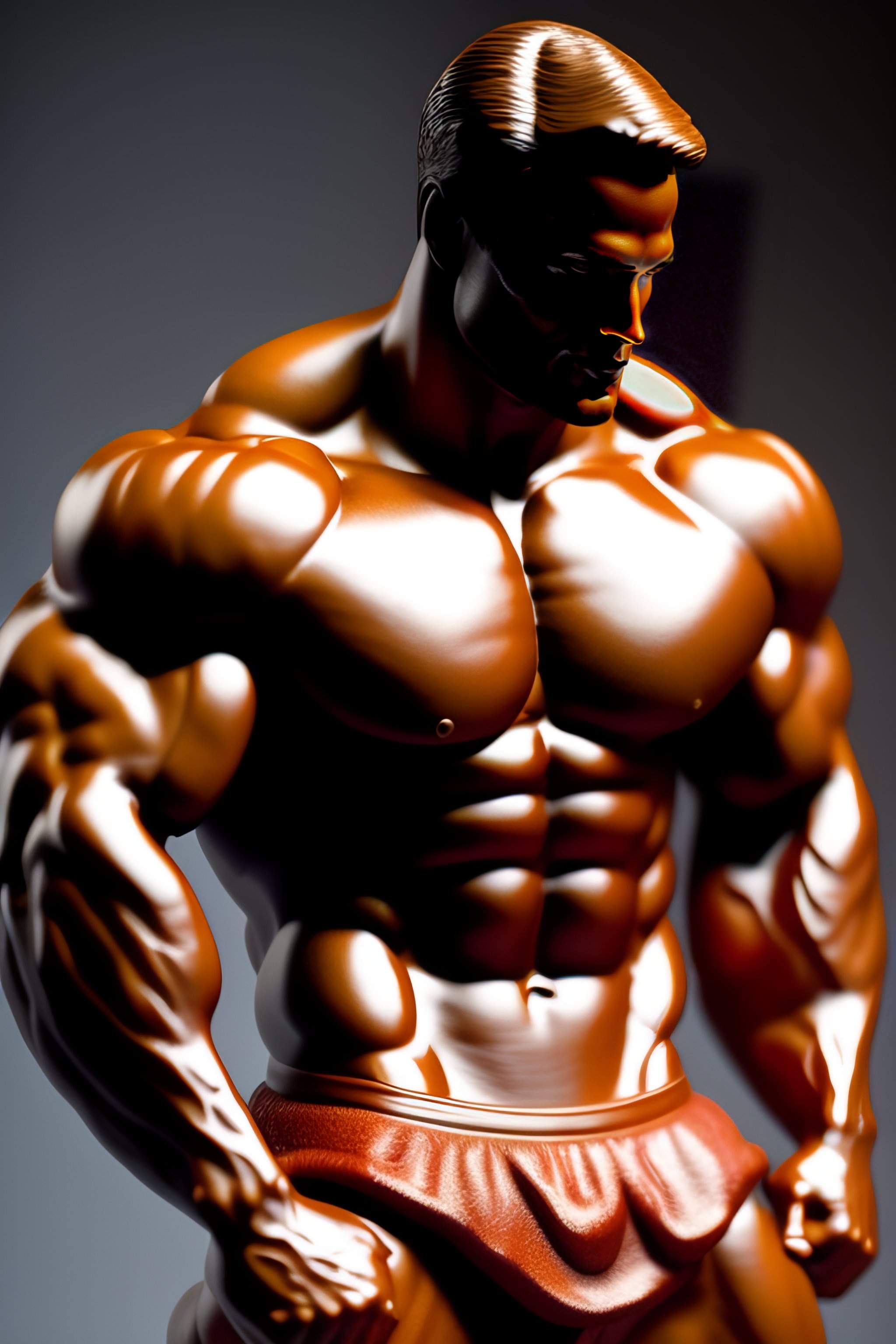 Lexica - Bronze Sculpture of Bodybuilder Markus Rühl
