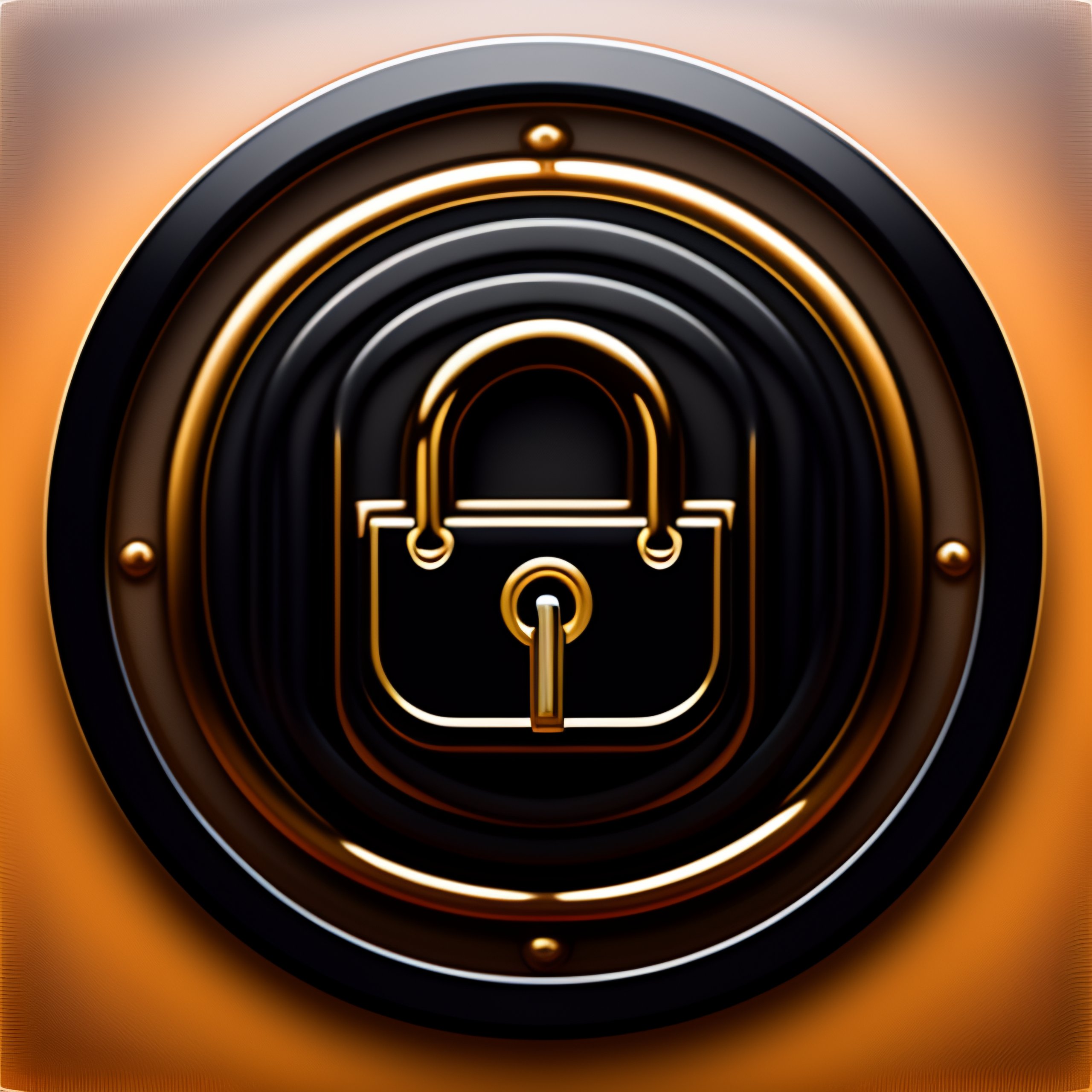 Lexica - IOS icon, lock Twitter in Iron basket, black color, doodle ...