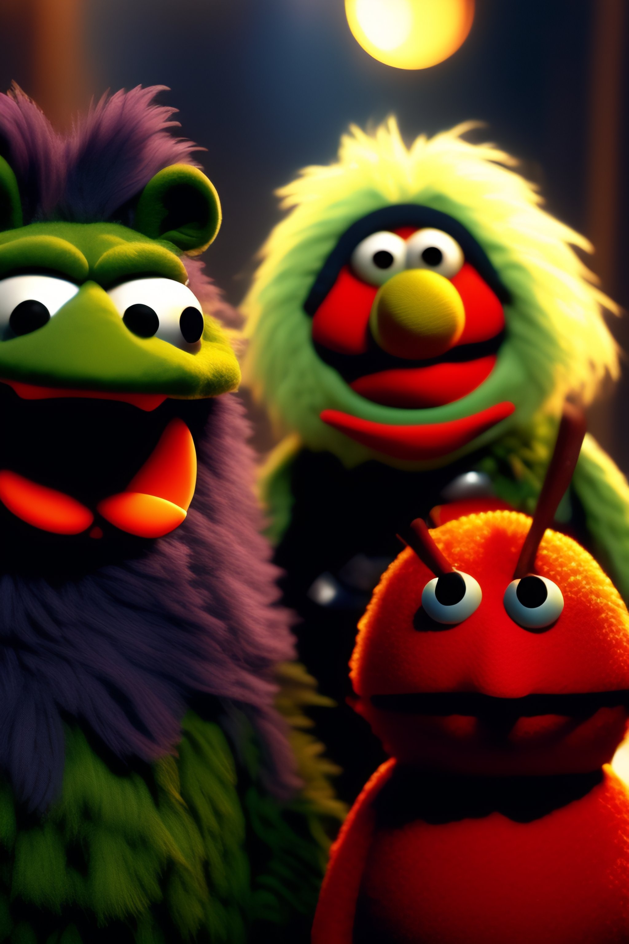 Lexica - Evil sinister muppets, dark, dingy, hate