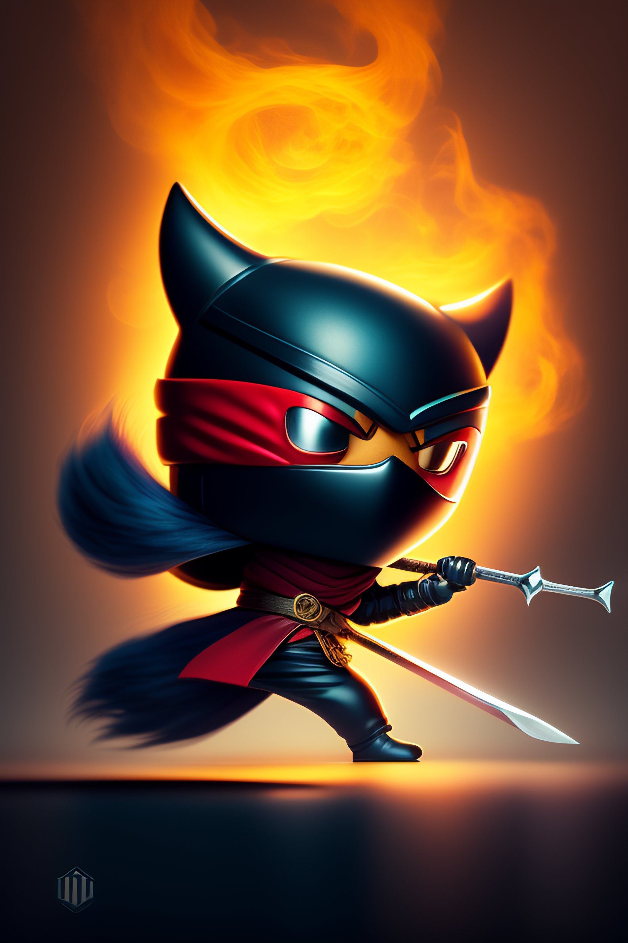 Lexica - Ninja, mascot