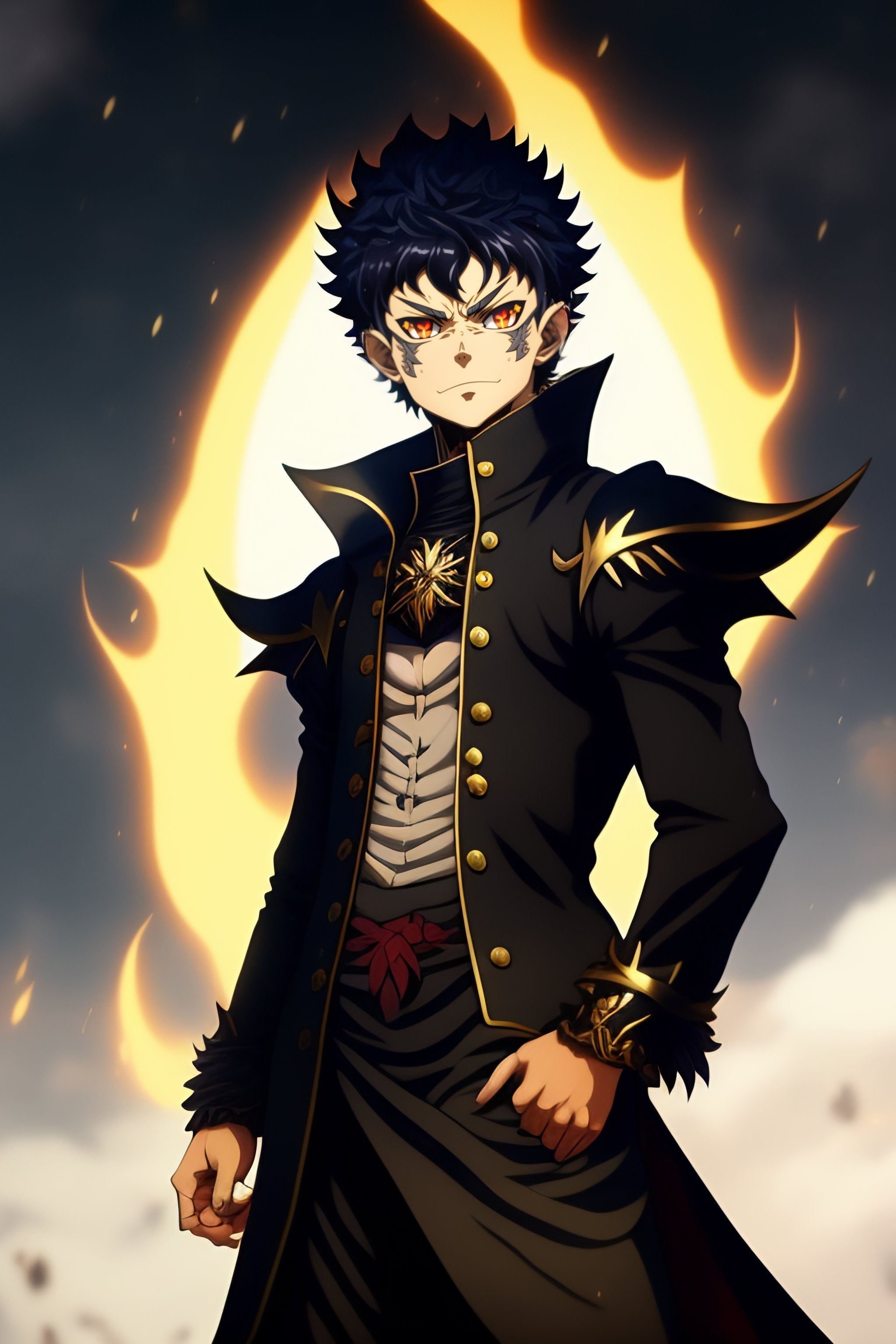 Lexica - Black Clover Asta Demon Form