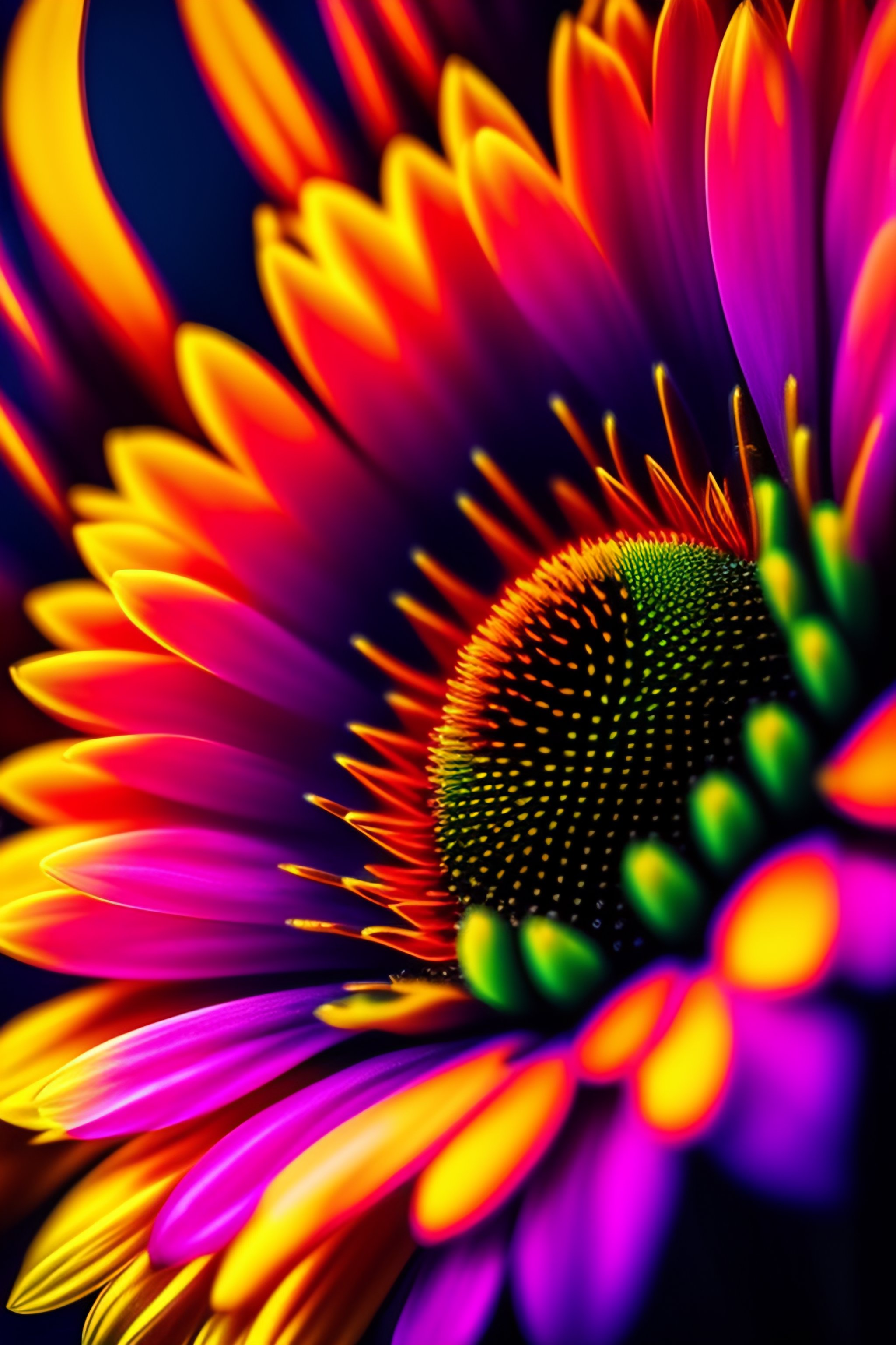 Lexica - Beautiful flowers,psychedelic,vibrant,sharp focus,macro ...