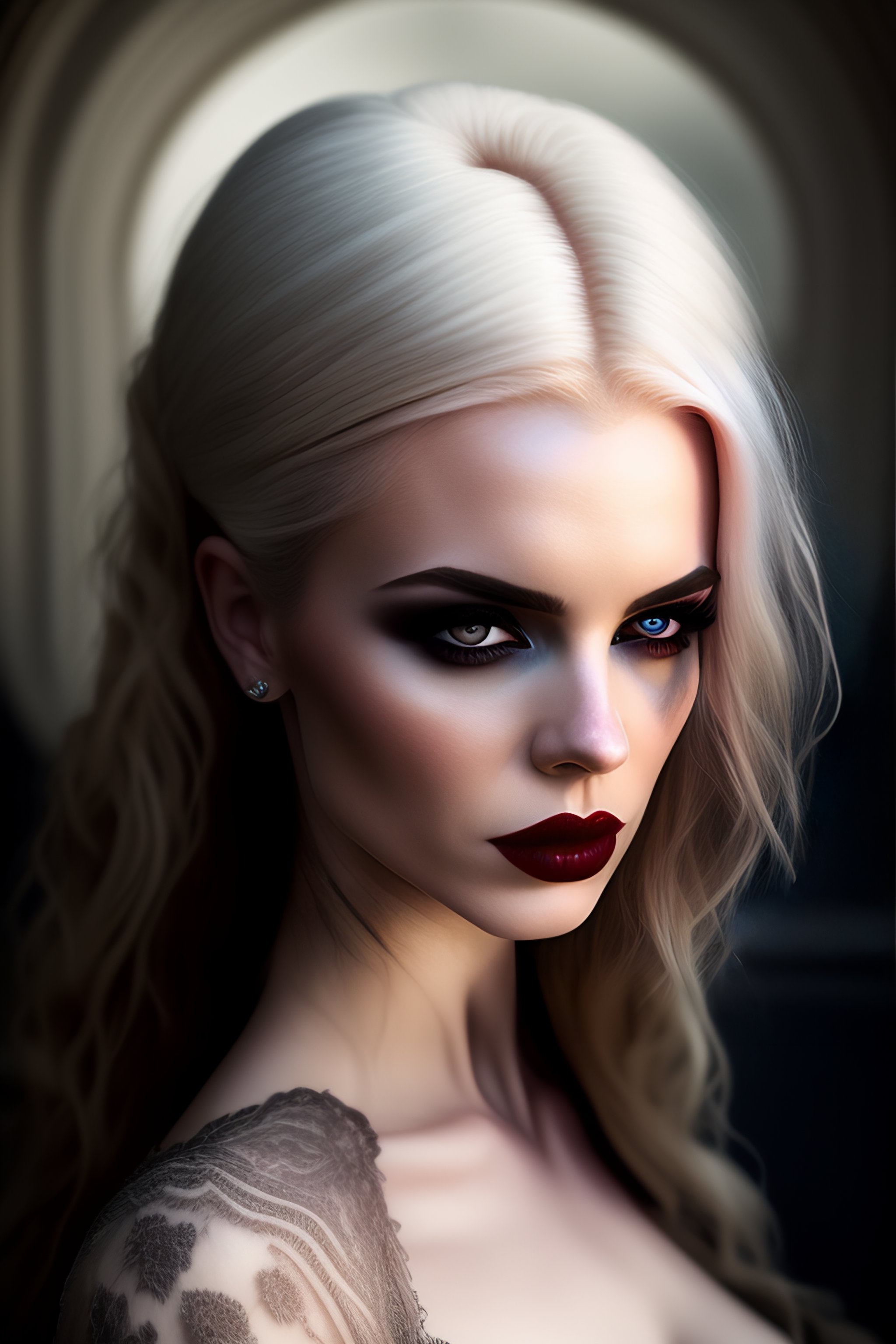 Lexica - Pale gothic vampire crying