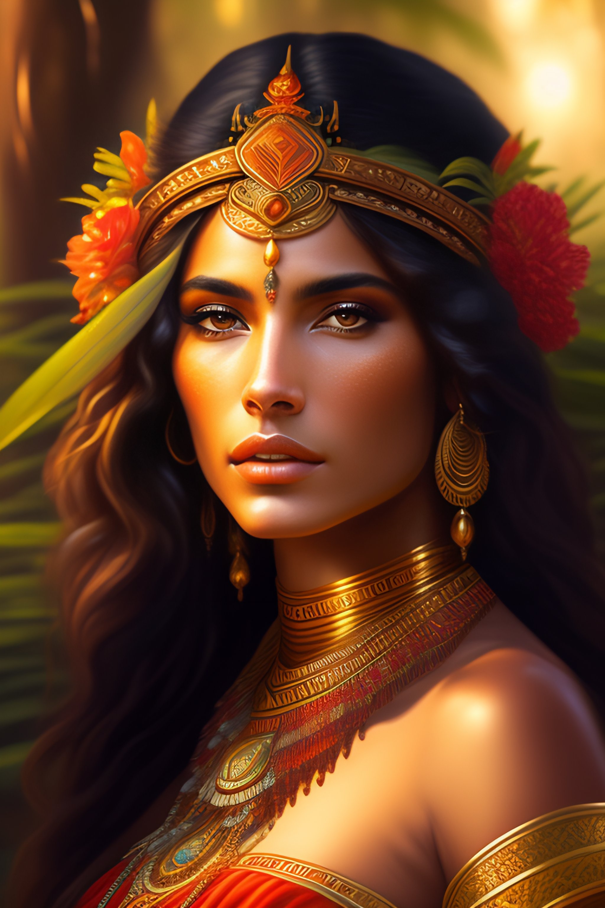 Aztec Queen Art