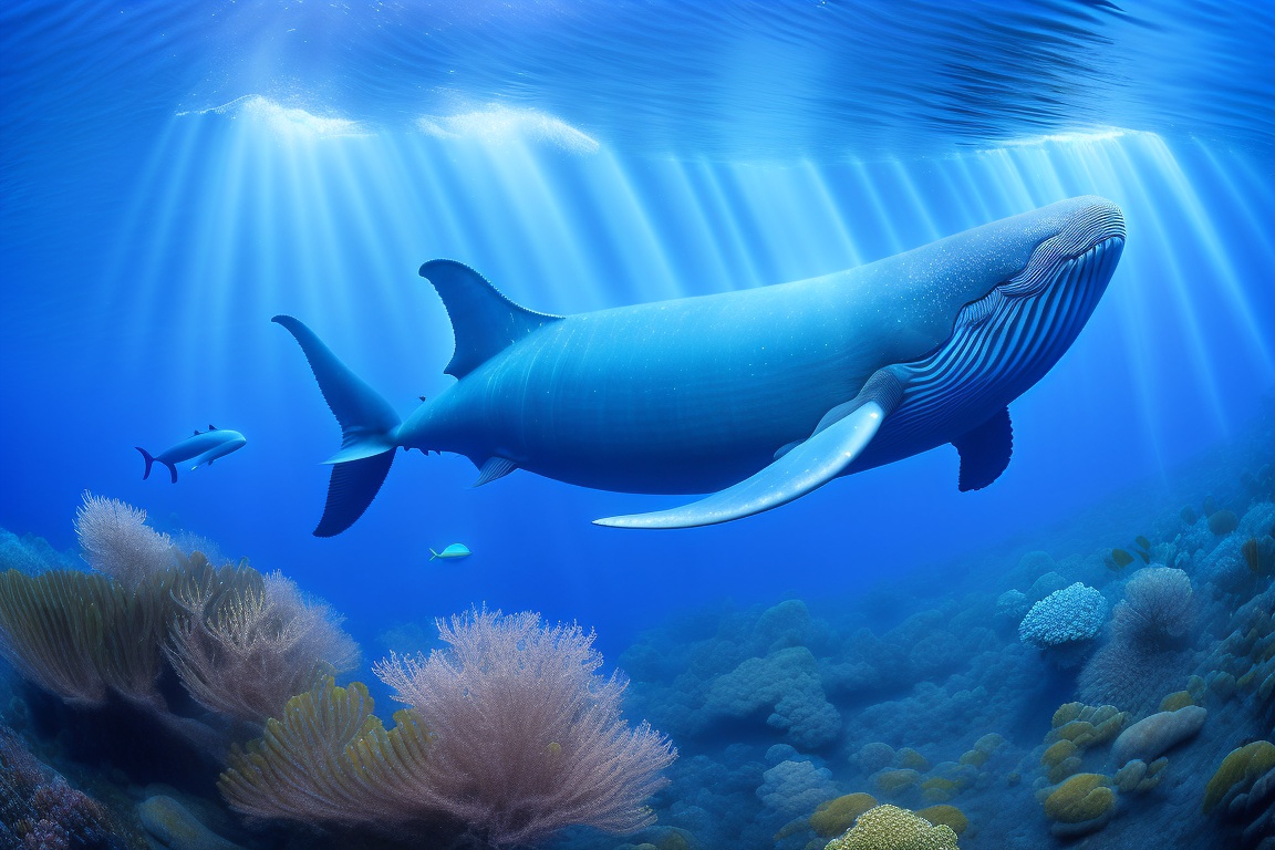 Lexica - Photo realistic, wide lens. Scarred sperm whales. Underwater ...