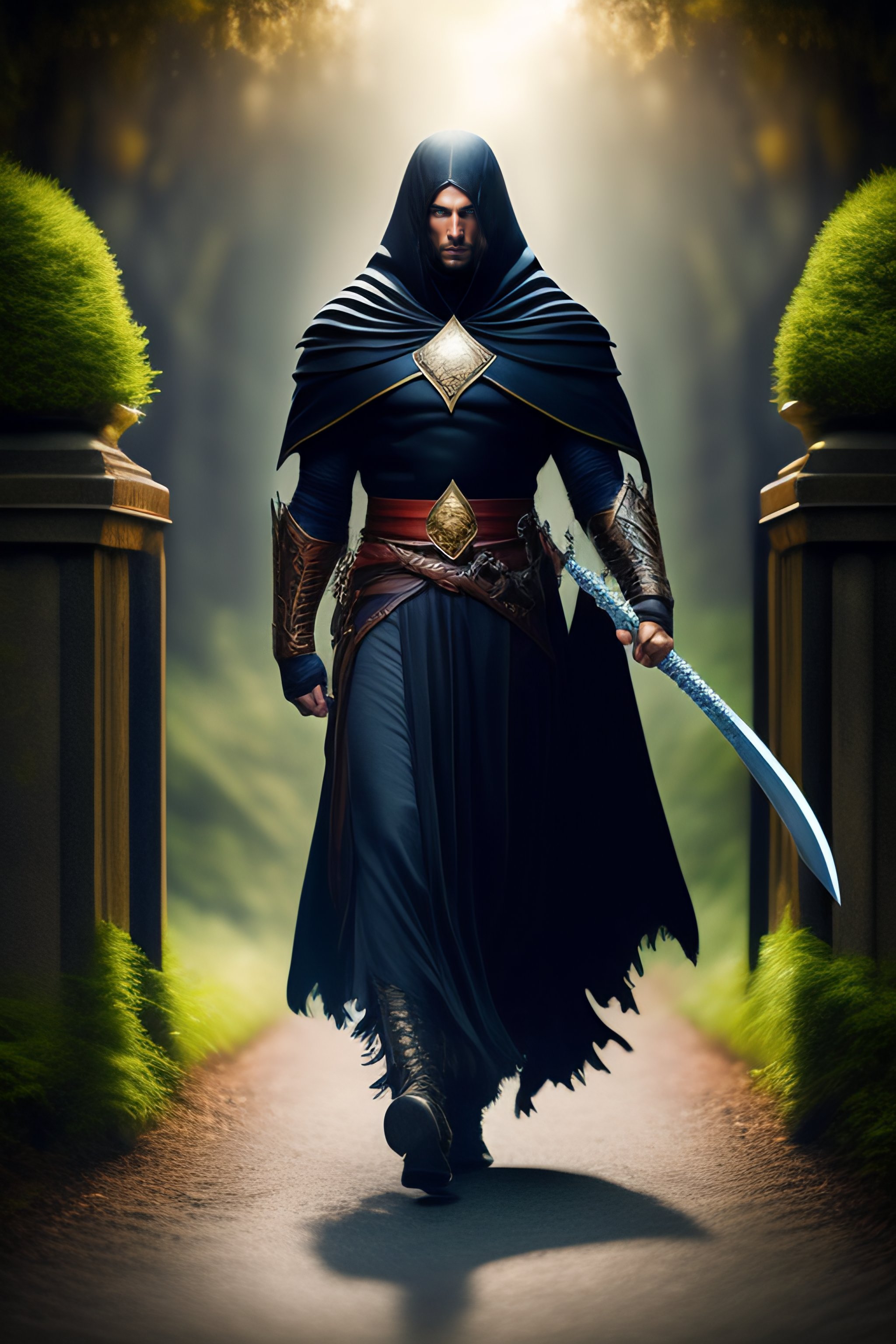 Lexica - Dark long Sword , realistic photo , total sword , ultra ...