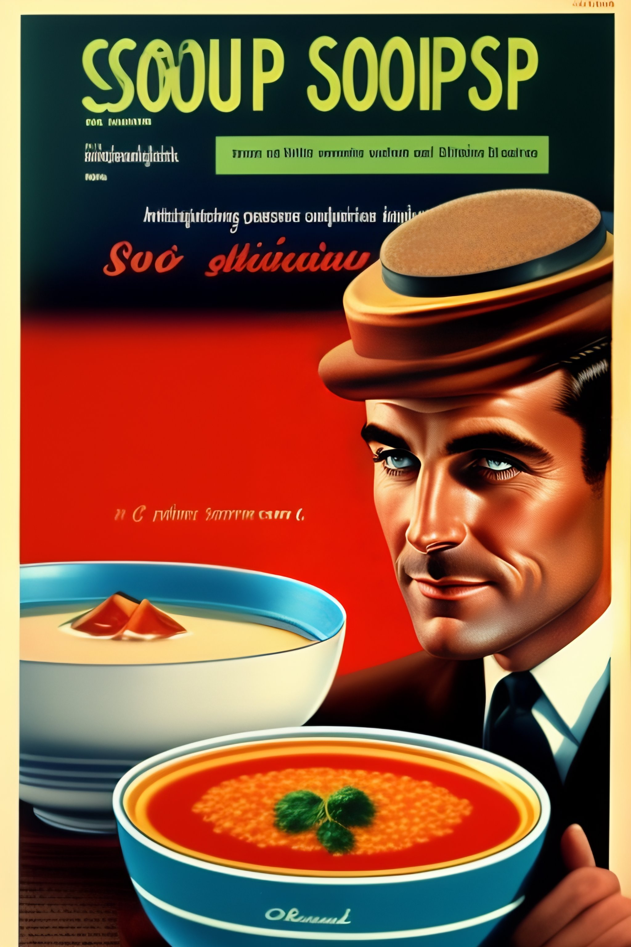 Lexica - German advertisement for soup, 1960s