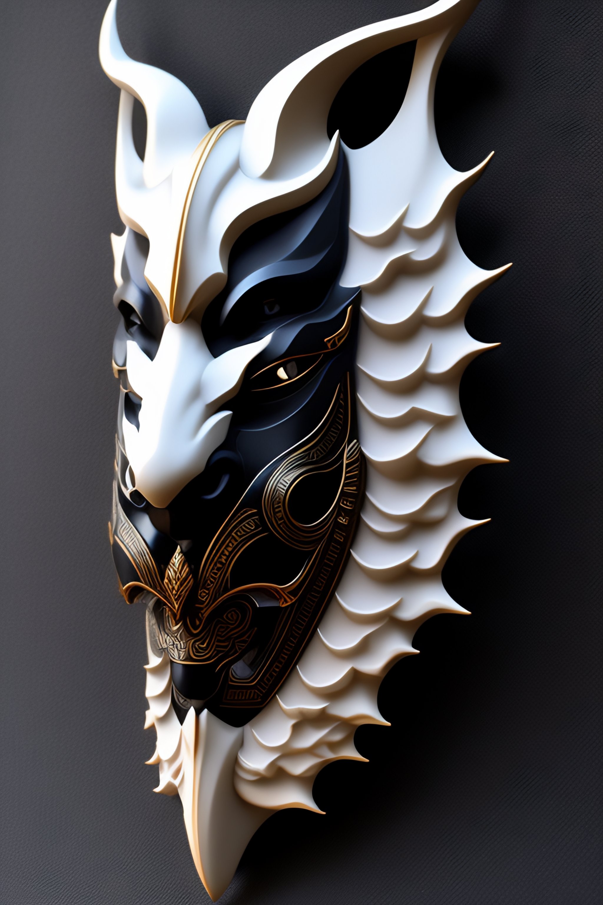 Lexica Only Oni Mask Cyberpunkhighly Detailed Beautiful Organic Molding Art Nouveau Sharp 7000