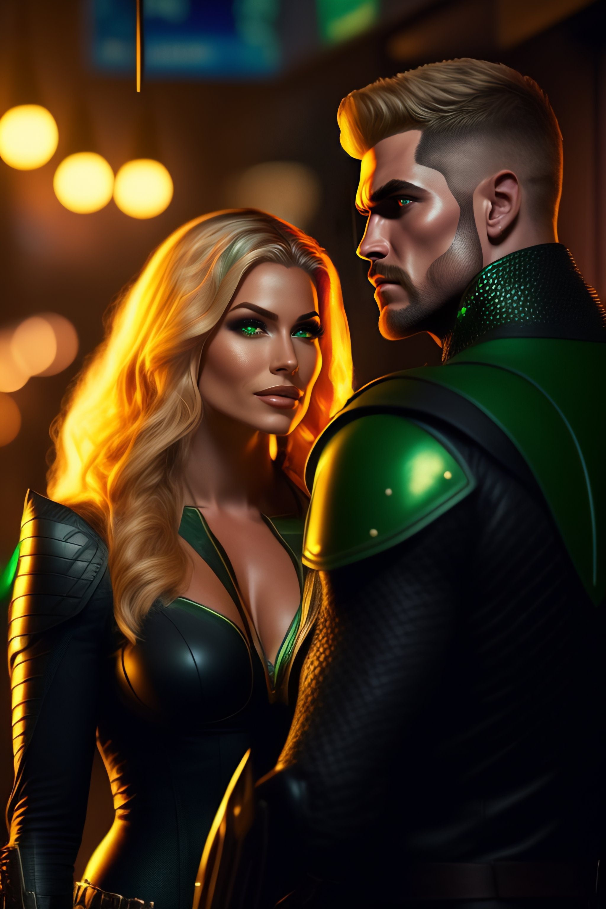 Black Canary And Green Arrow