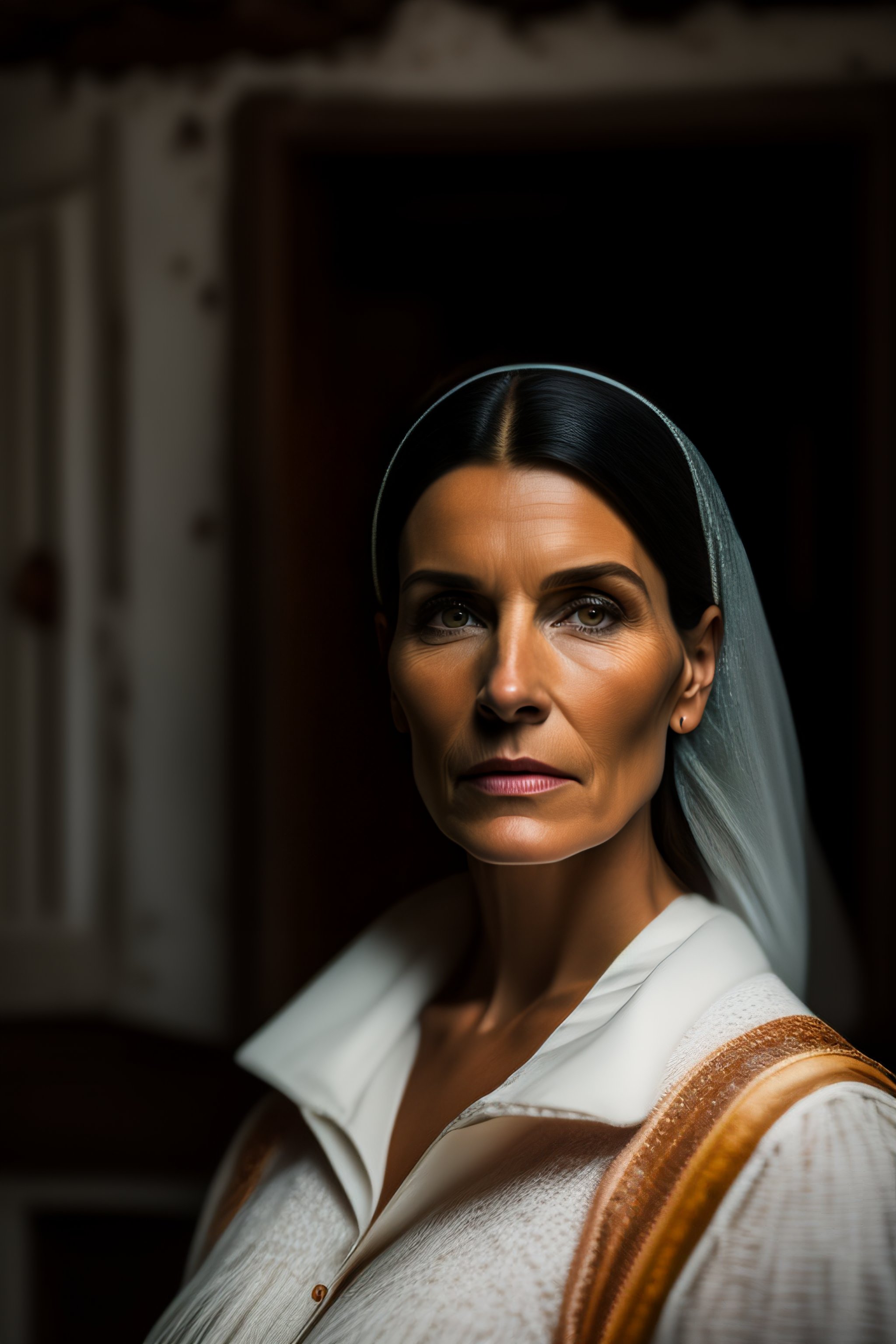 Lexica - Ultra reallistic, 8k, medium shot portrait of a woman in an ...