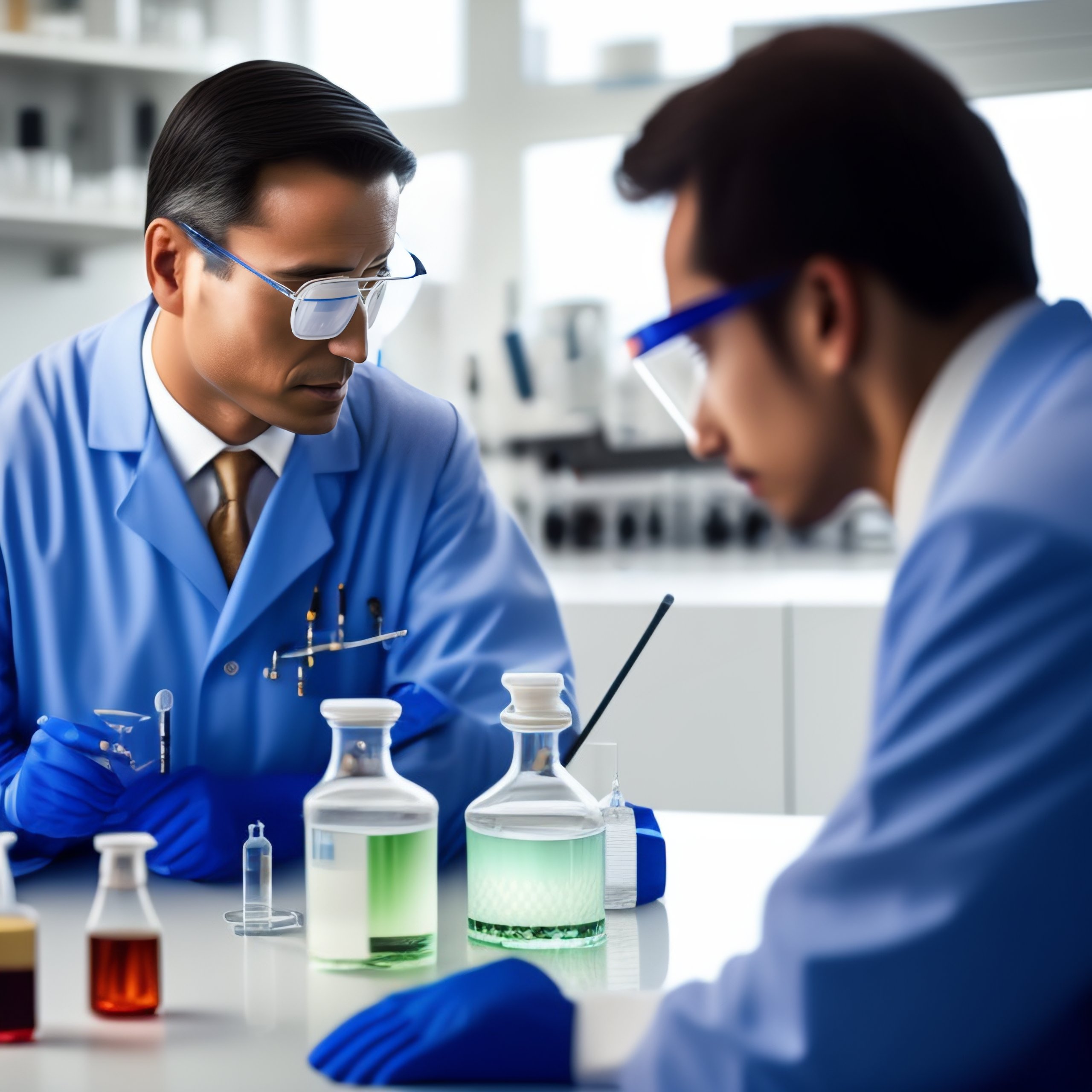 Lexica - Group of scientists in a lab find new drug