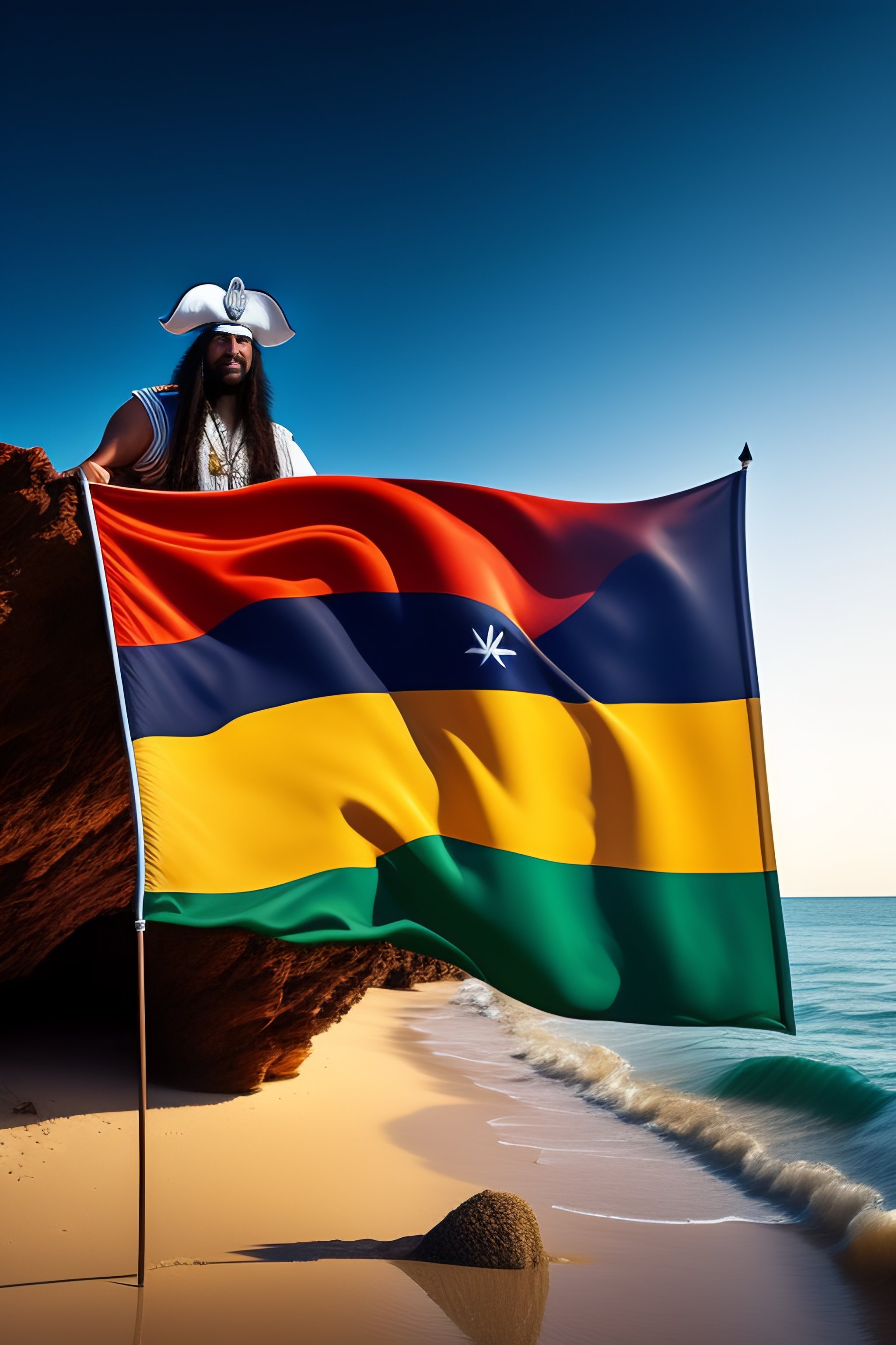 Lexica - Pirate squing with a beautiful uruguayan flag