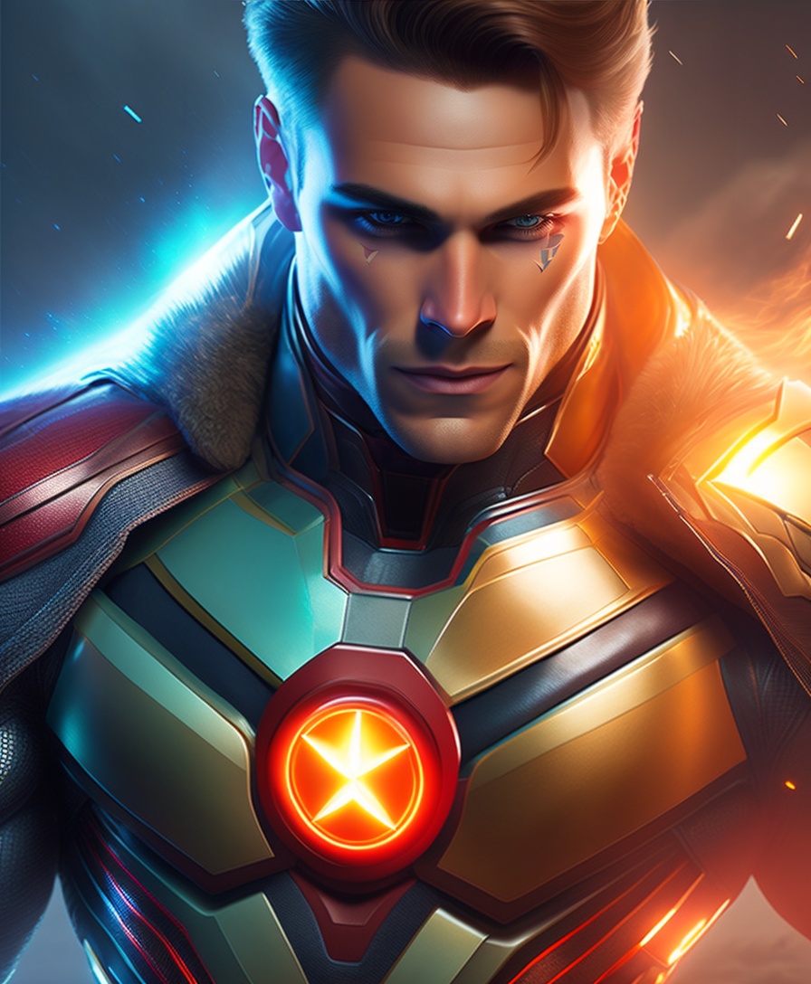 Lexica - 8k Quality, Generate an image of a superhero with the power of ...