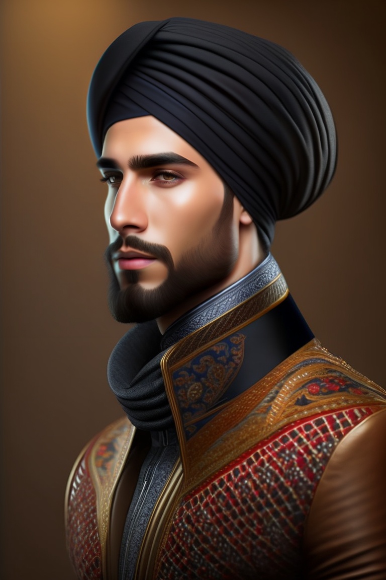 Lexica A smart Muslim guy Tall man, slim man, extremely white skin