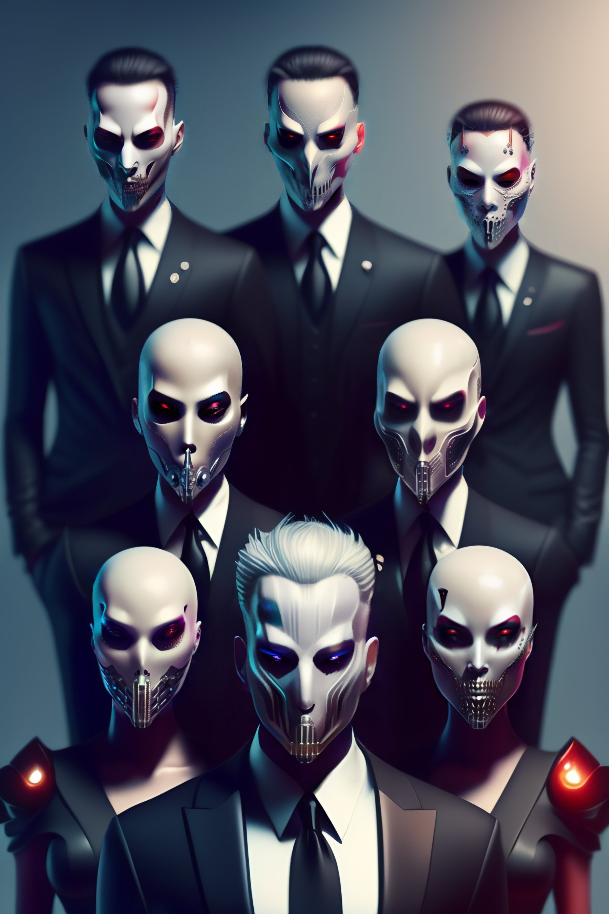 Lexica - A group of creepy evil abstract non-human horror creatures ...