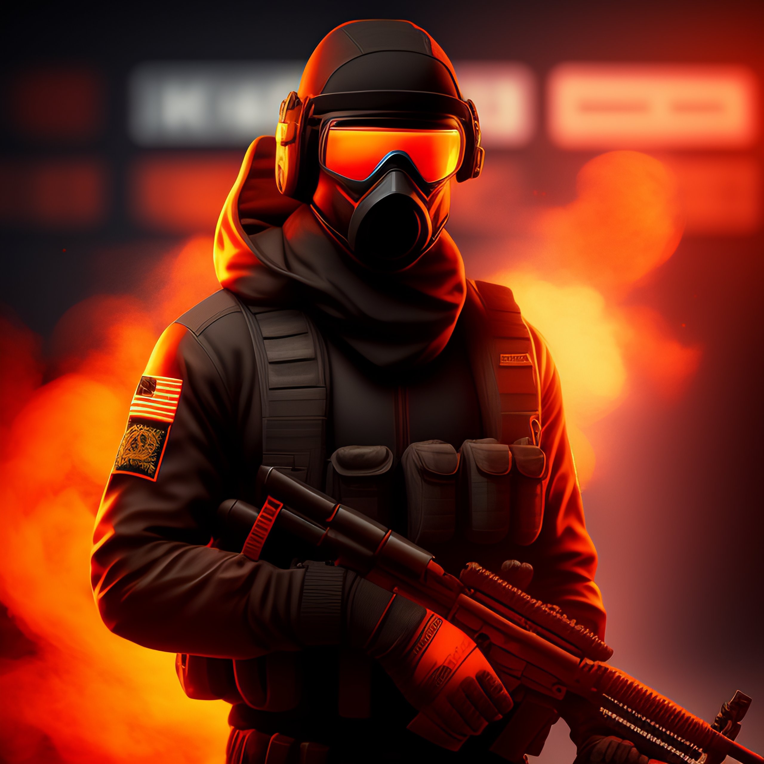 CS GO Terrorist Wallpaper 4K