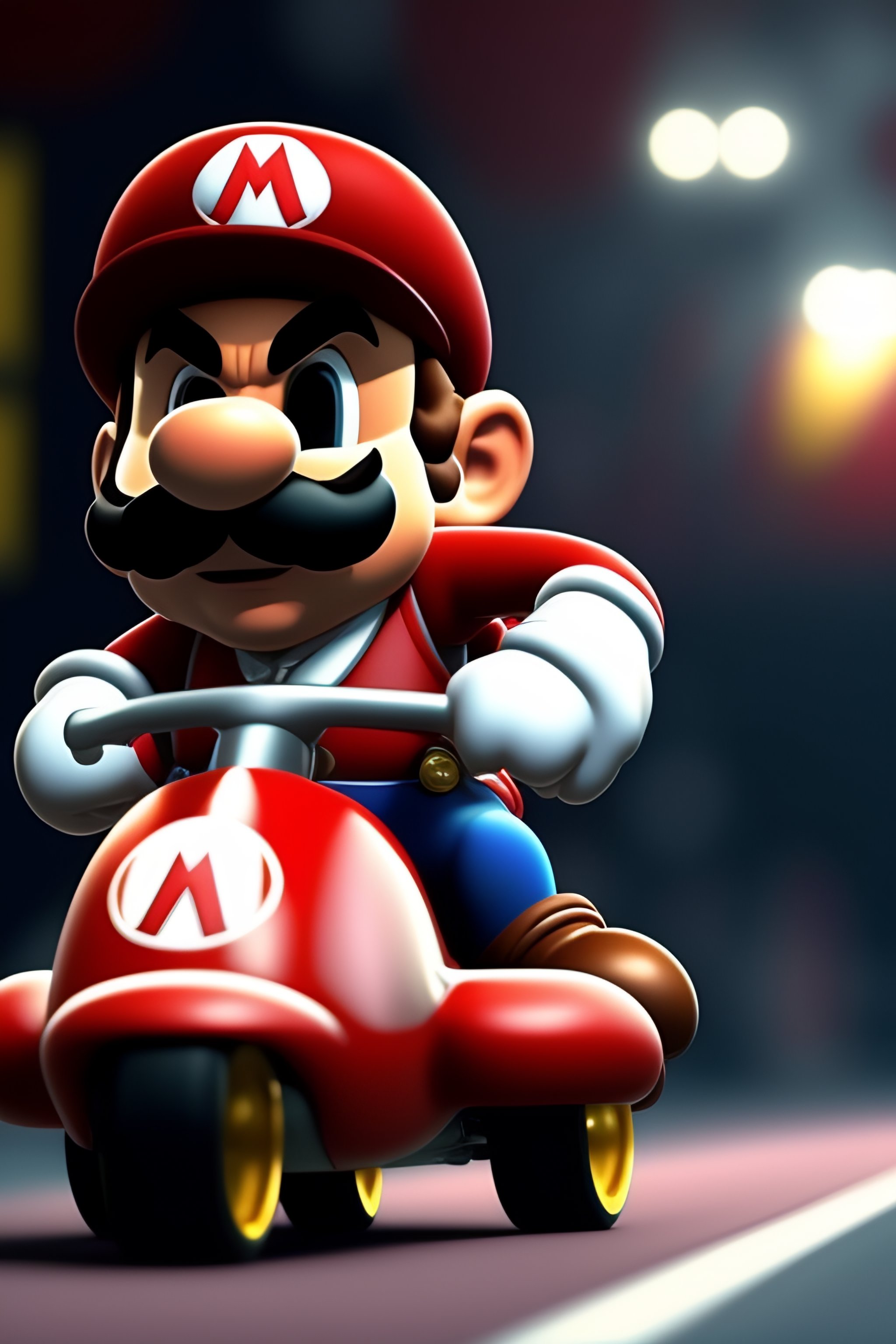 Lexica - Vladimir Putin dressed as Mario from Mario brothers, inside a ...