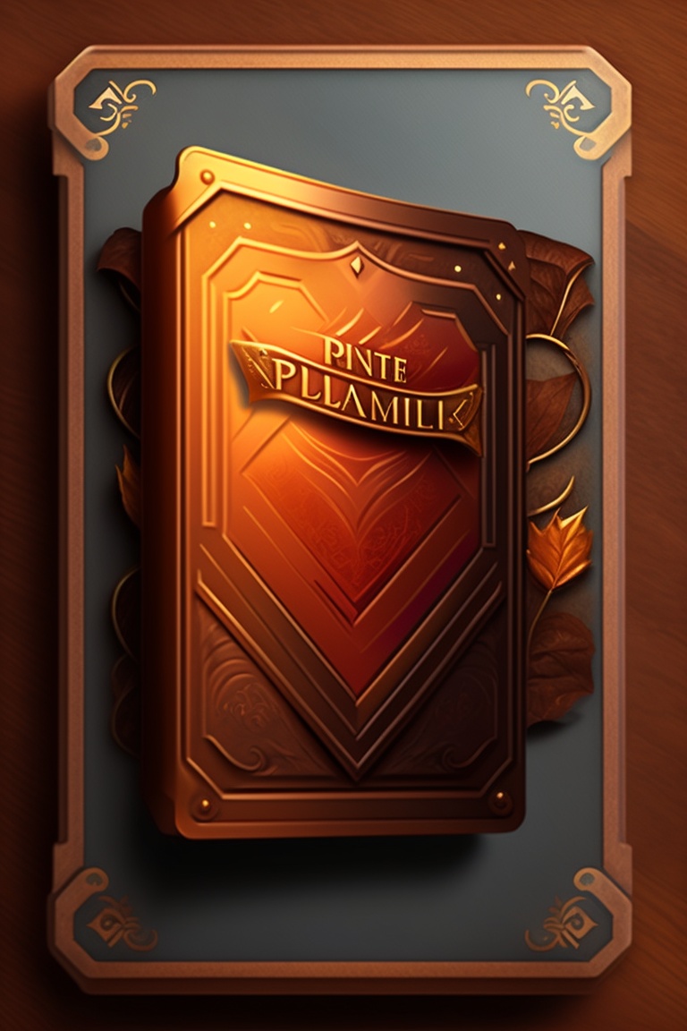 Lexica - A card design, only the card, needs a box in the middle ...