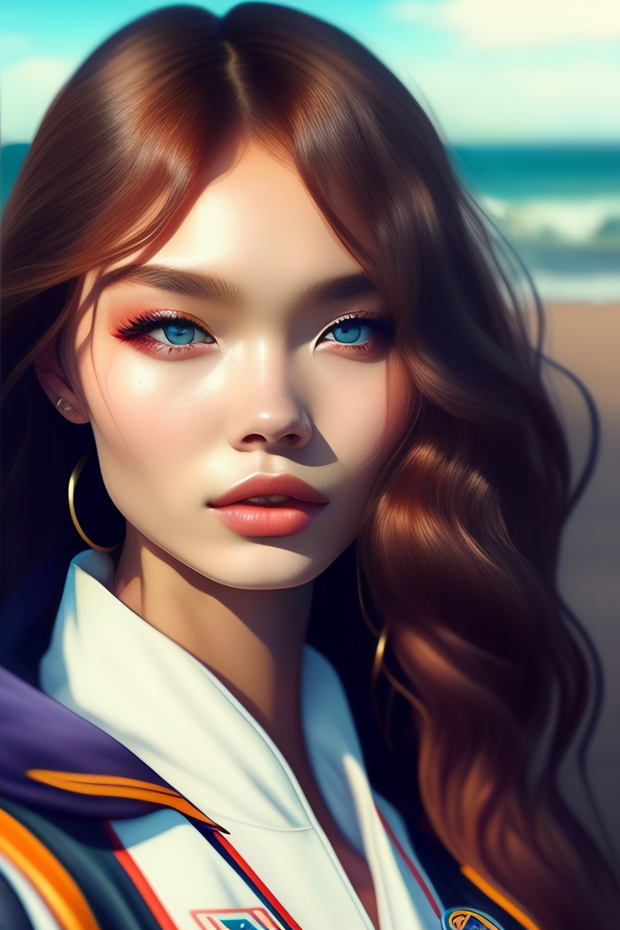 Lexica - Kristine Froseth as anime character