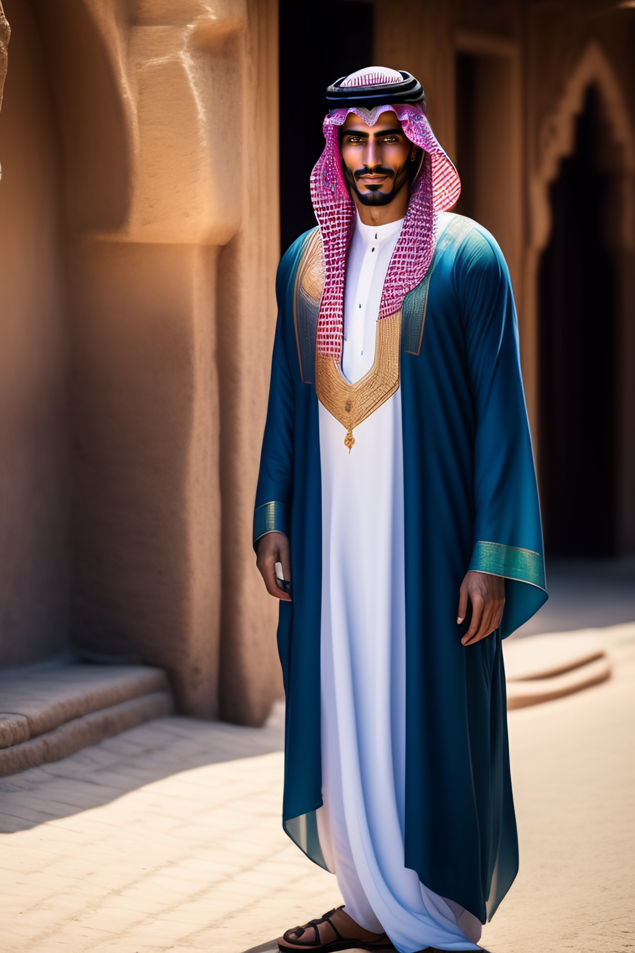 Arabic traditional shop dress for male