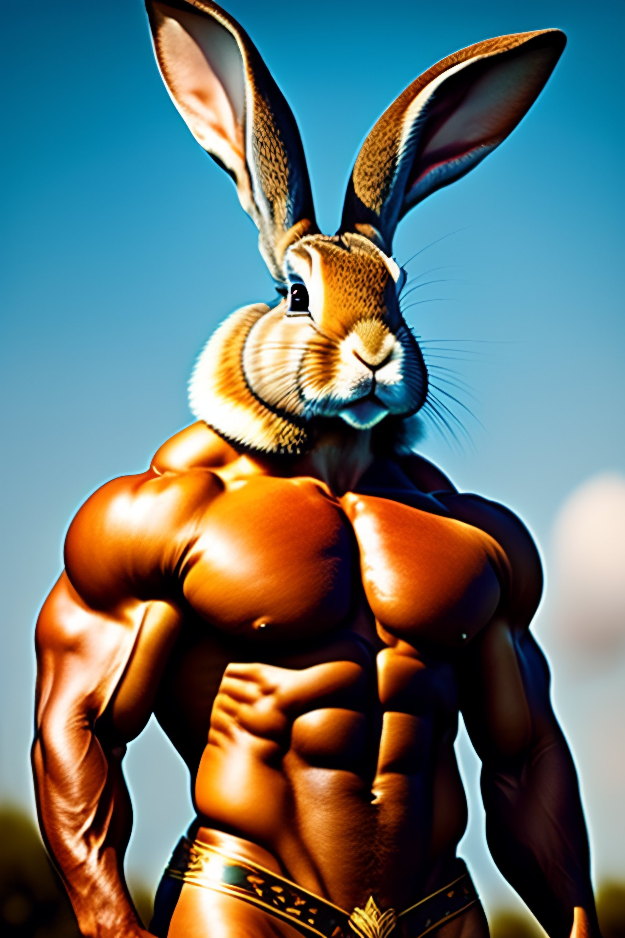 Lexica - Rabbit king with muscles