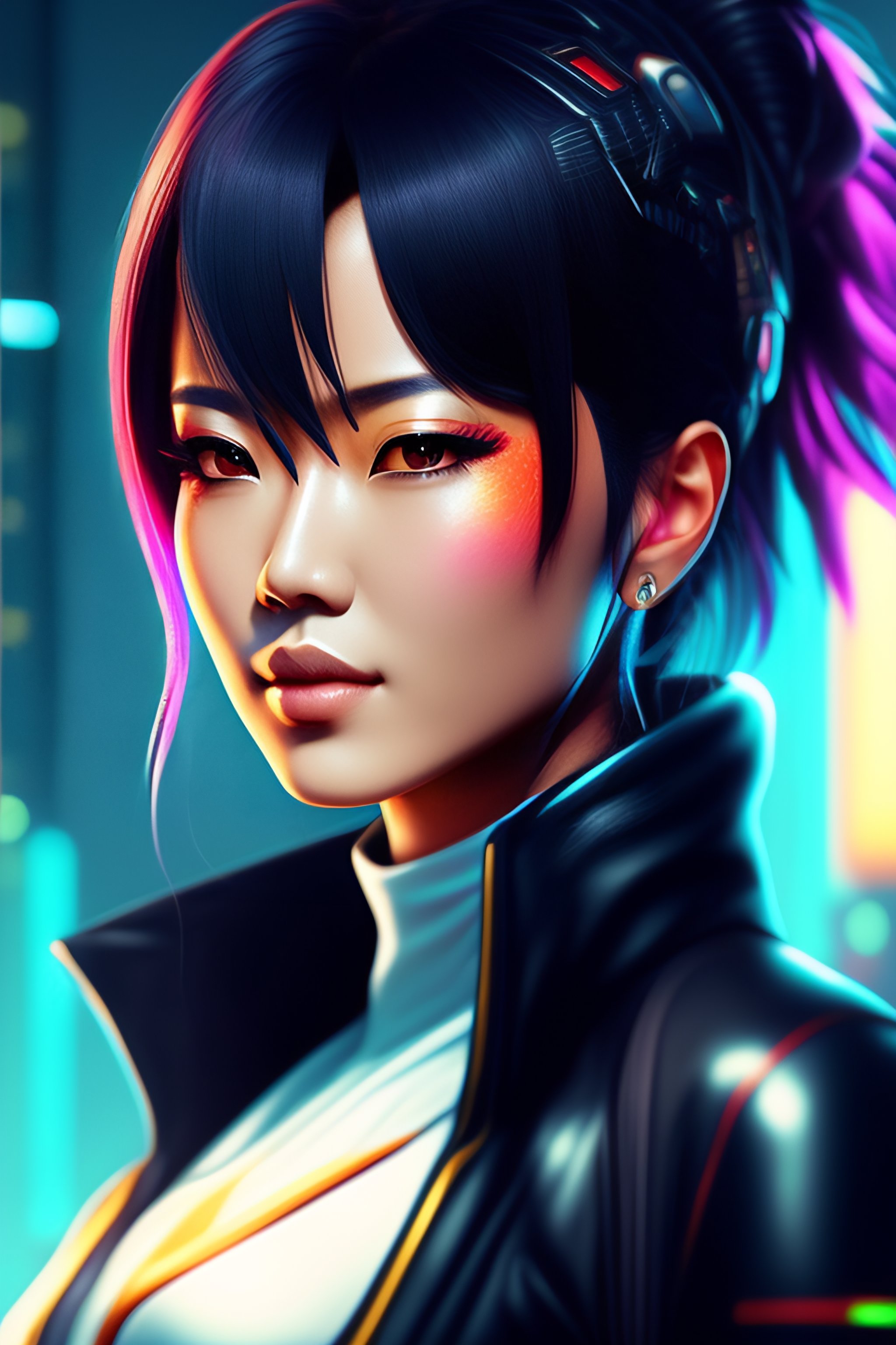 Lexica - Cyberpunk anime corporate