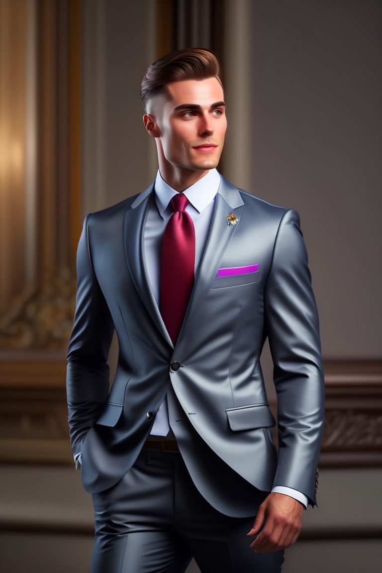 Lexica - A picture of a university professor wearing a formal suit, but ...