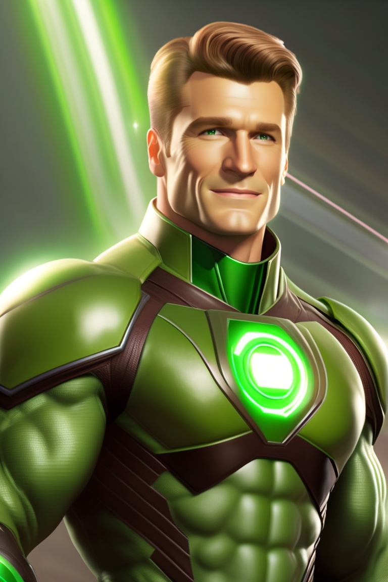 Lexica Nathan Fillion as Guy Gardner from Green Lanterns, in the