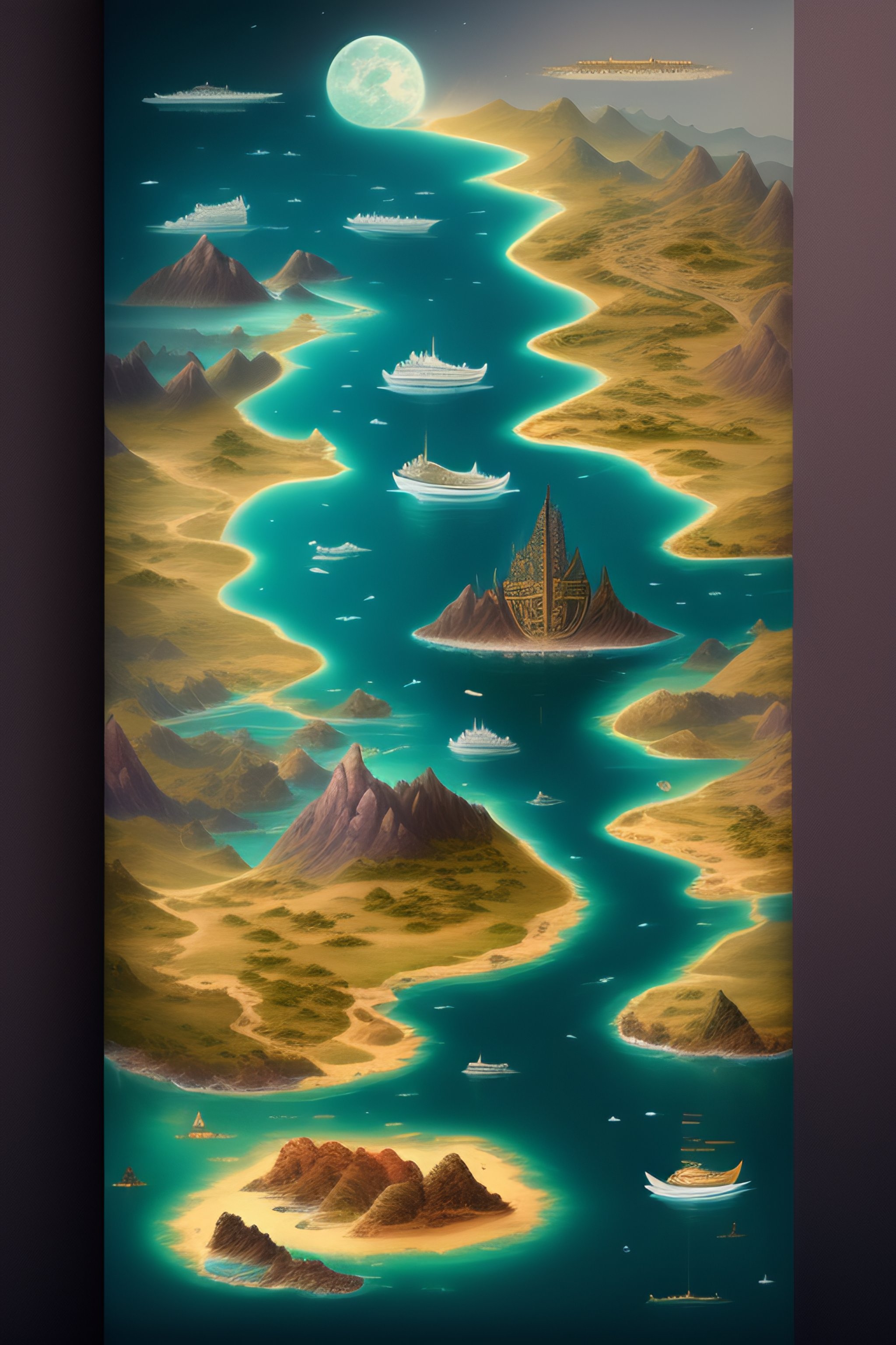 Lexica - Fantasy map