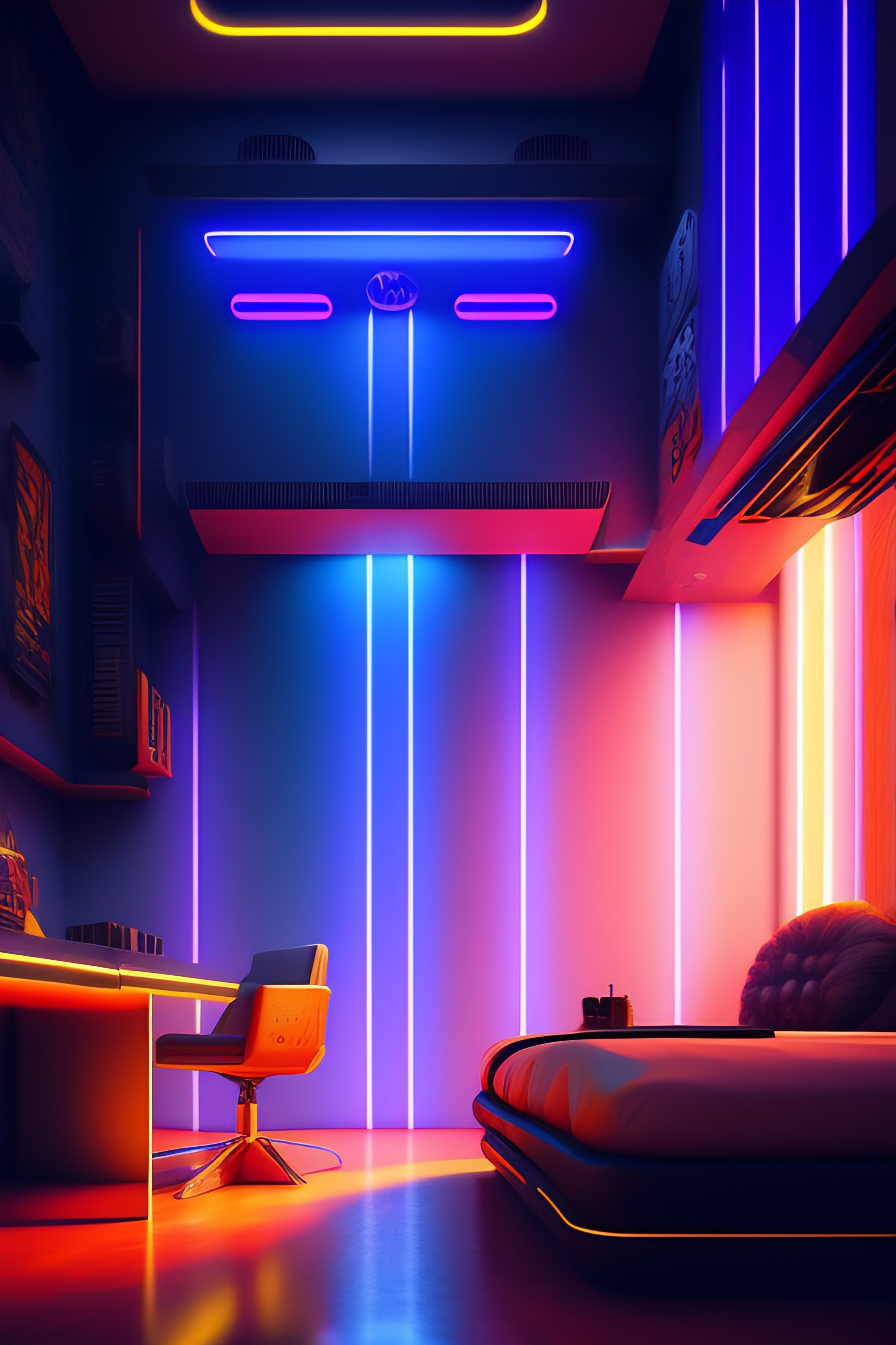 Lexica - Cyberpunk room