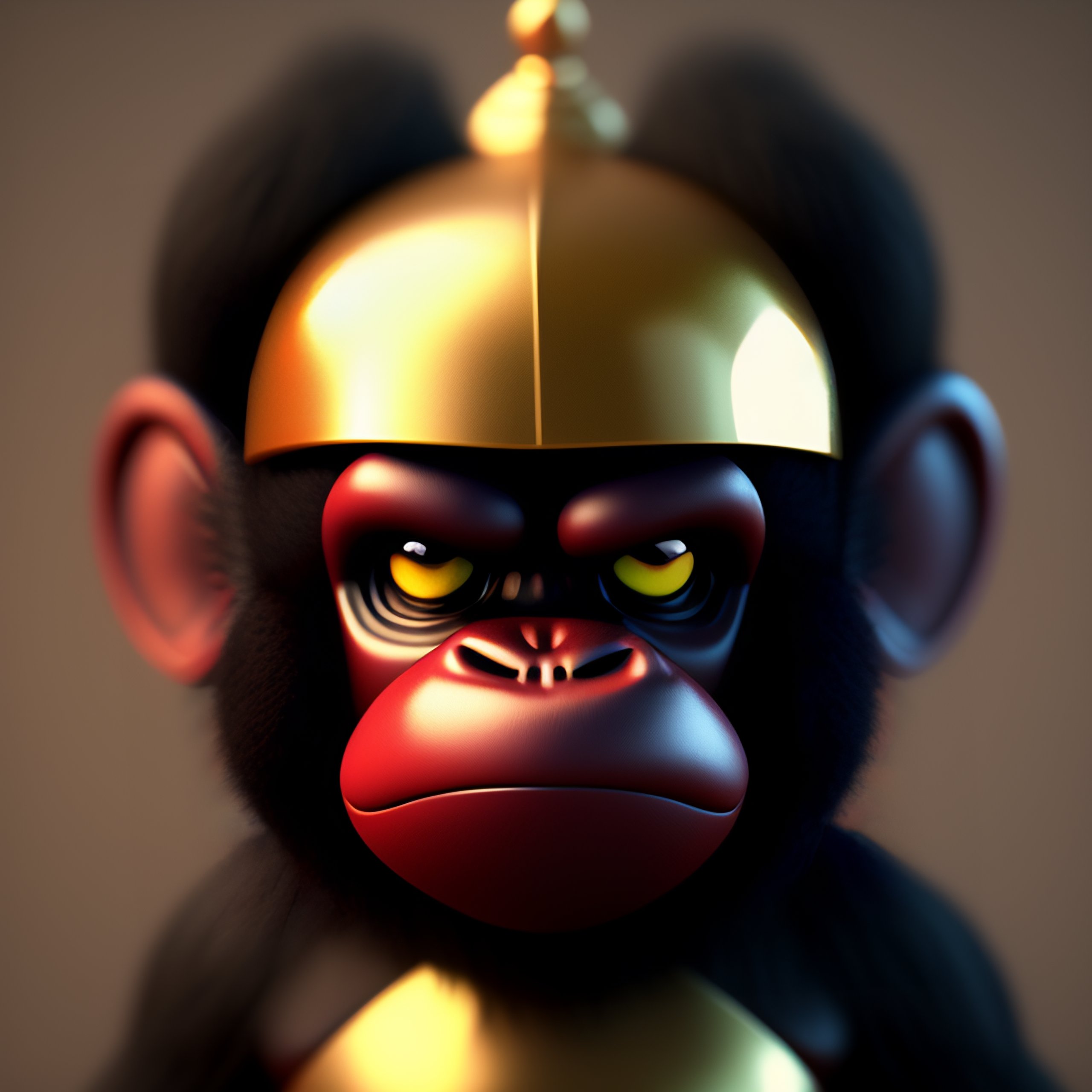 Lexica Realistic mojo jojo monkey from powerpuff girls, maya render