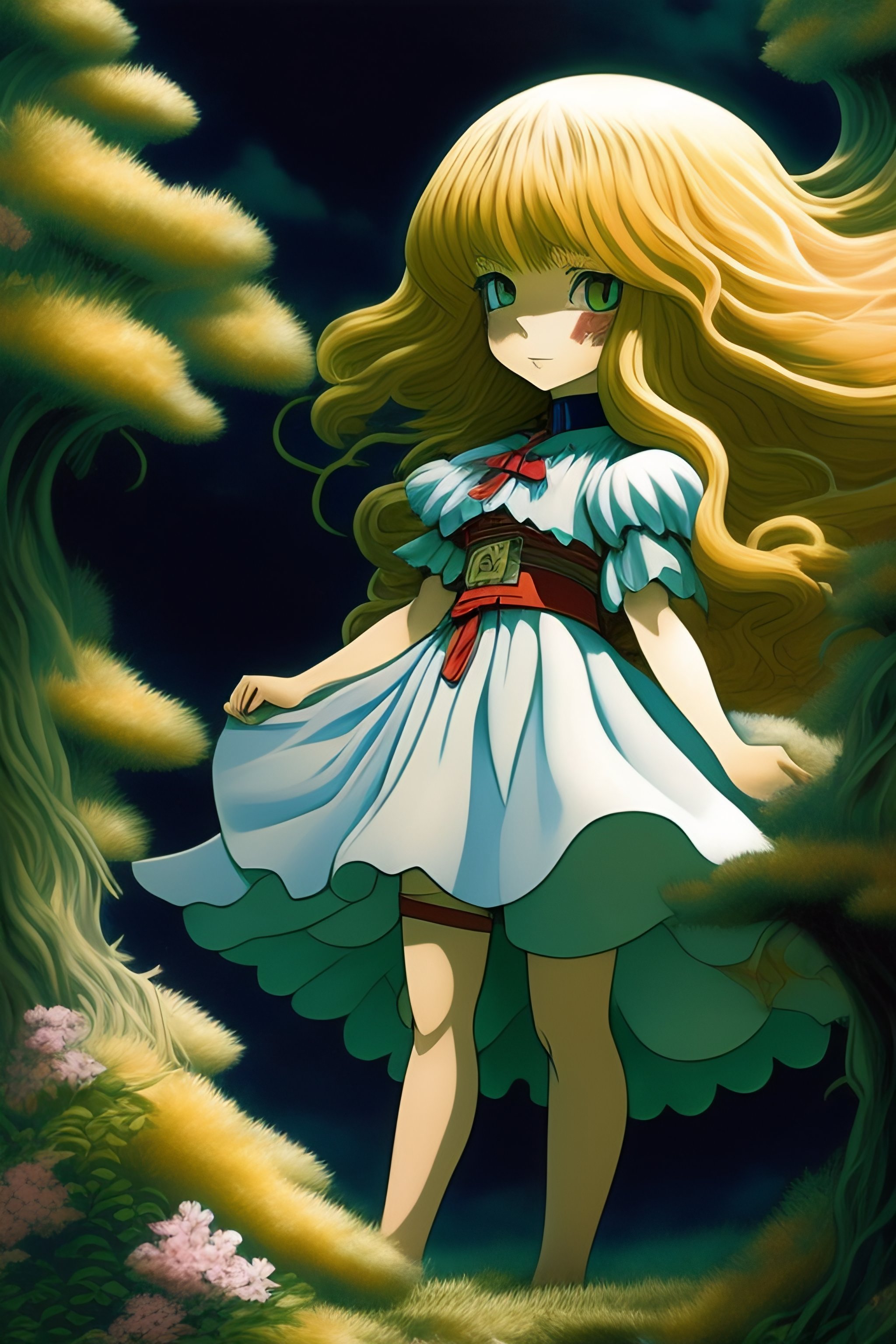 Lexica - A creepy ragdoll ghost type, ken sugimori, pokemon