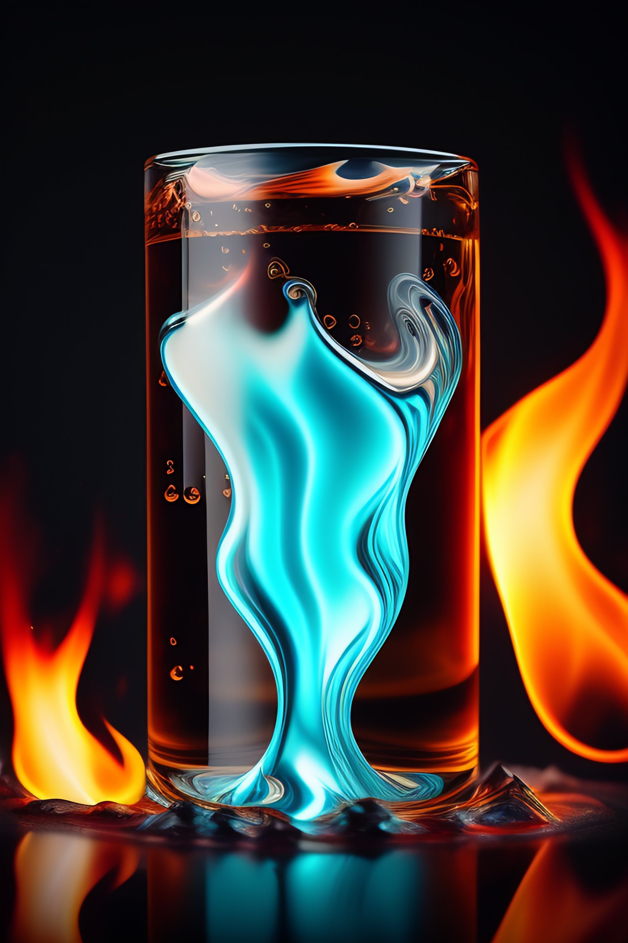 Lexica Water combined with fire