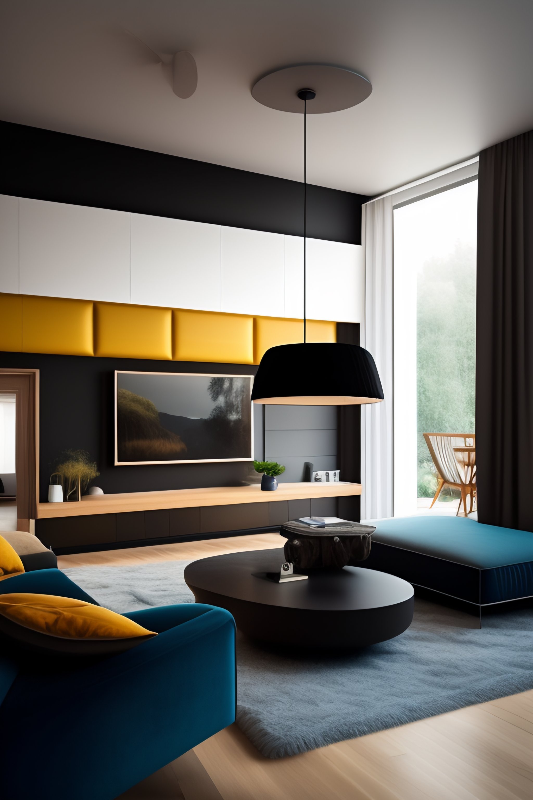 Lexica - Living room designed by bauhaus