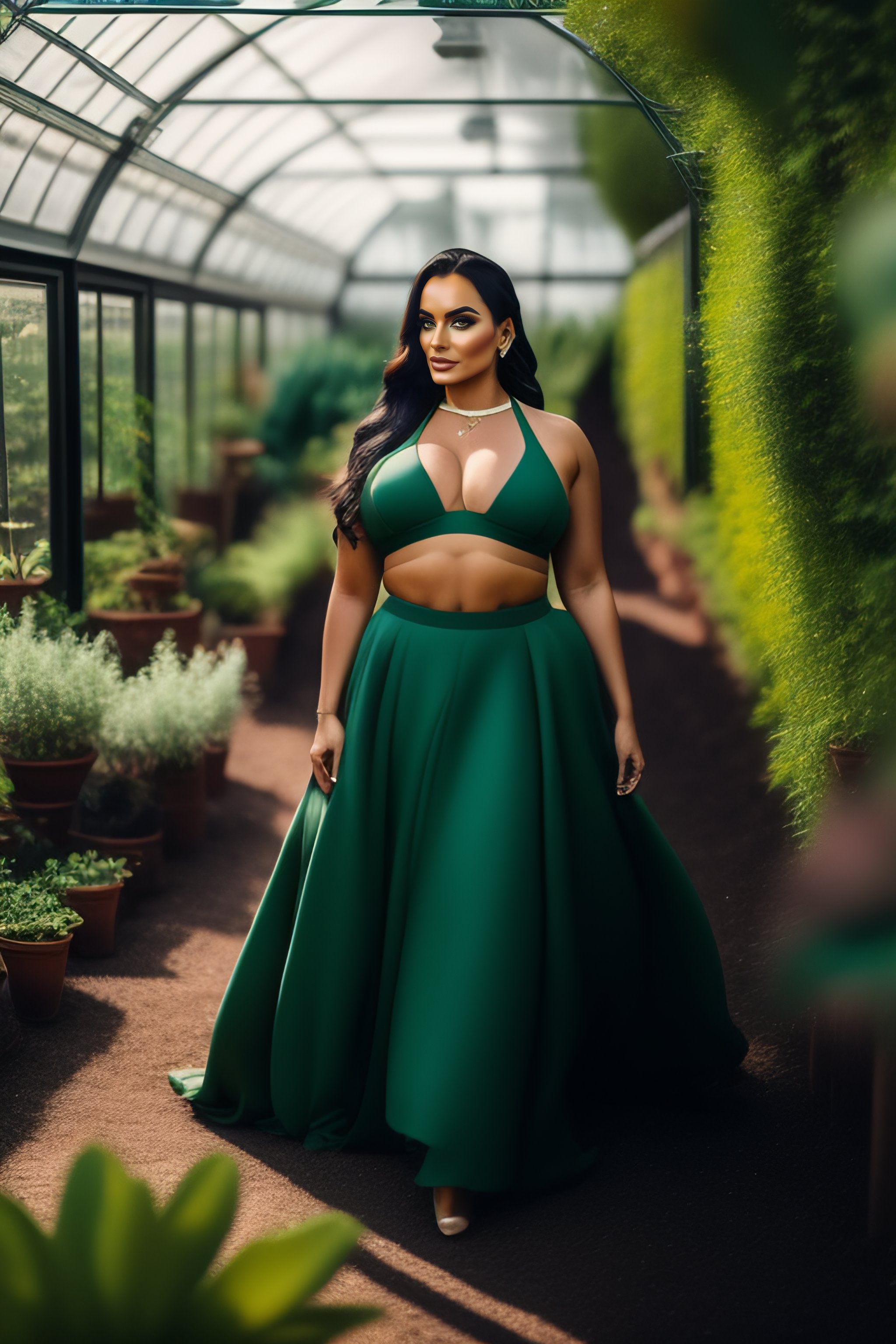 Lexica Ezada sinn in a greenhouse