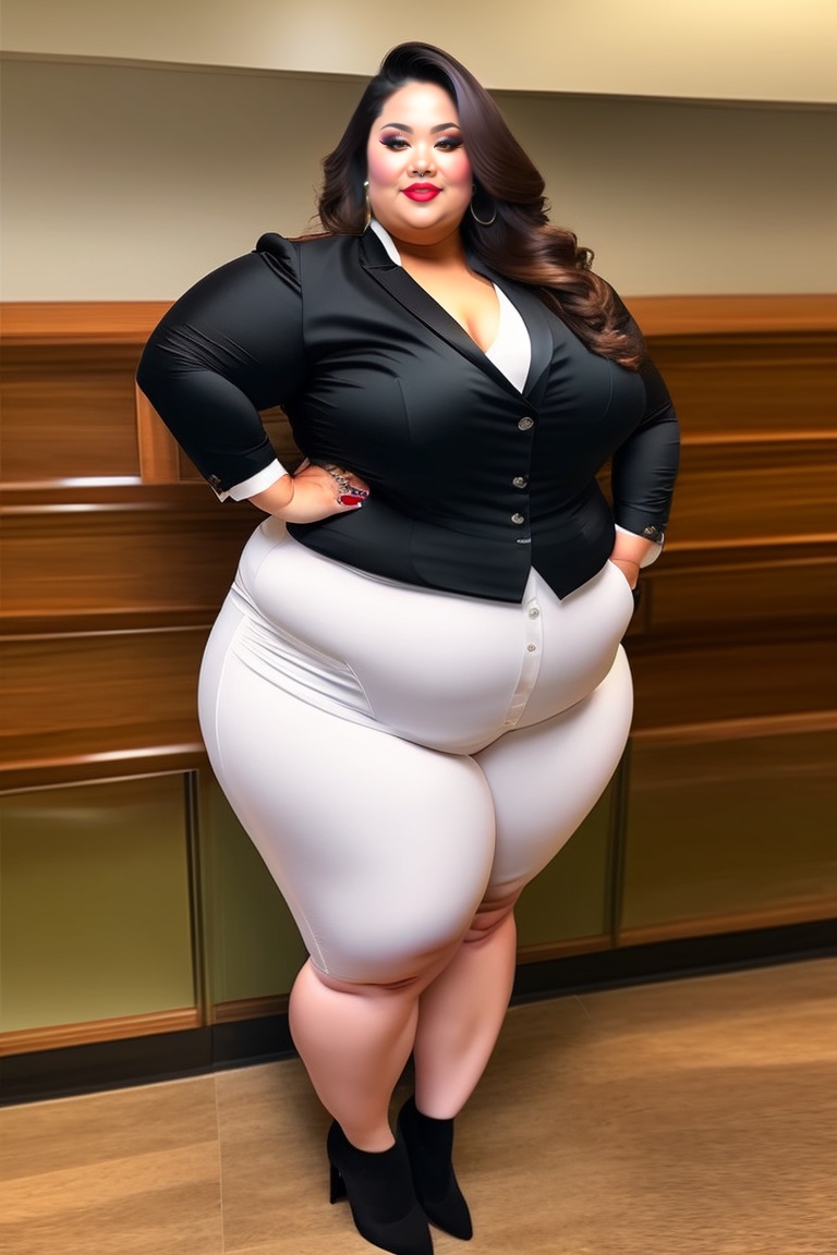 Lexica - Sexy fat girl. super thick thighs, pear shape, small