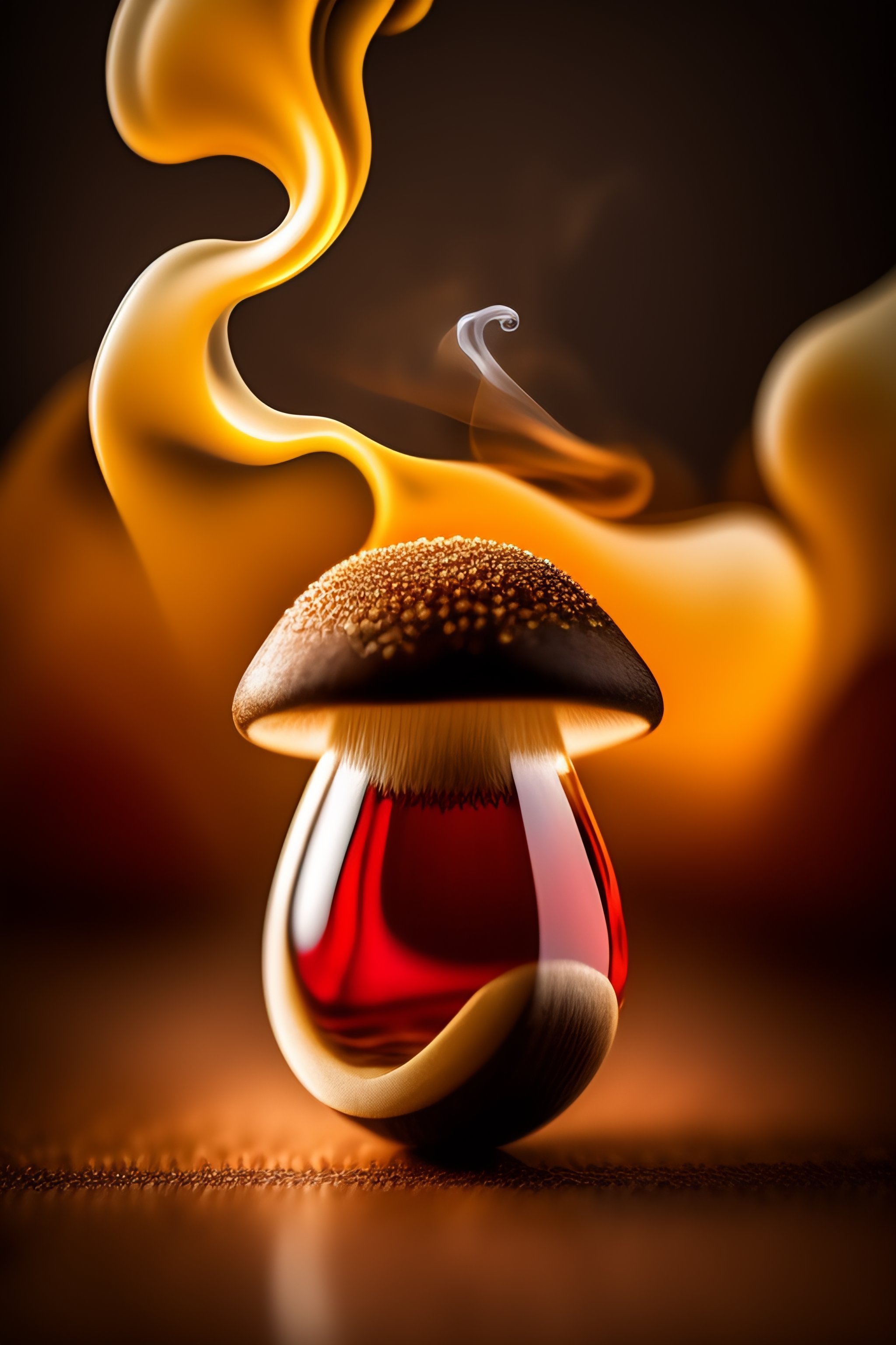 Lexica - Smoking Cigar Shape Of Mushroom