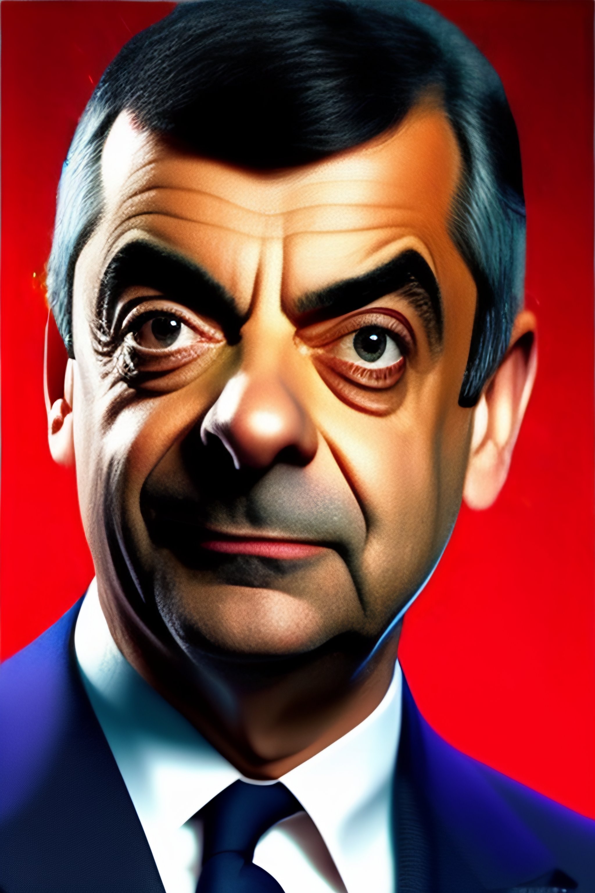 Lexica Rowan atkinson as mr. beans hacker ultra realistic