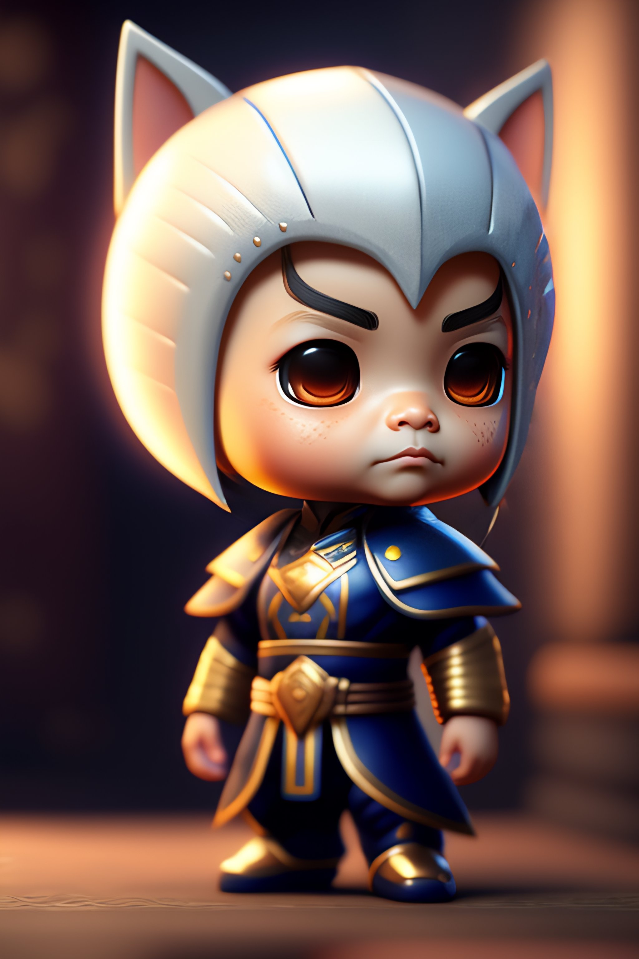 Lexica - Cute and adorable Raiden mortal kombat, unreal engine, cozy ...