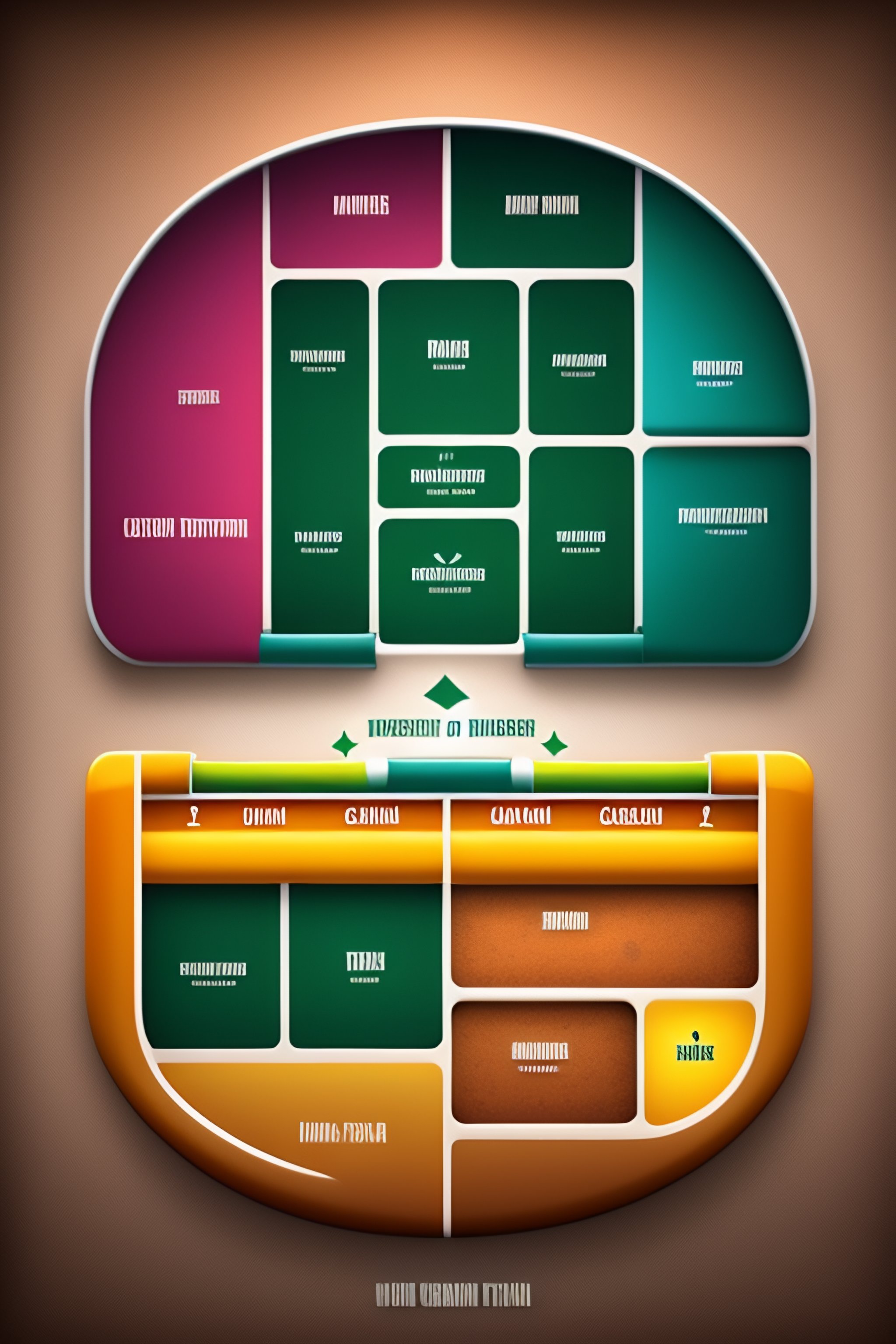 Lexica - Graphic design showing a metaphor for game plan