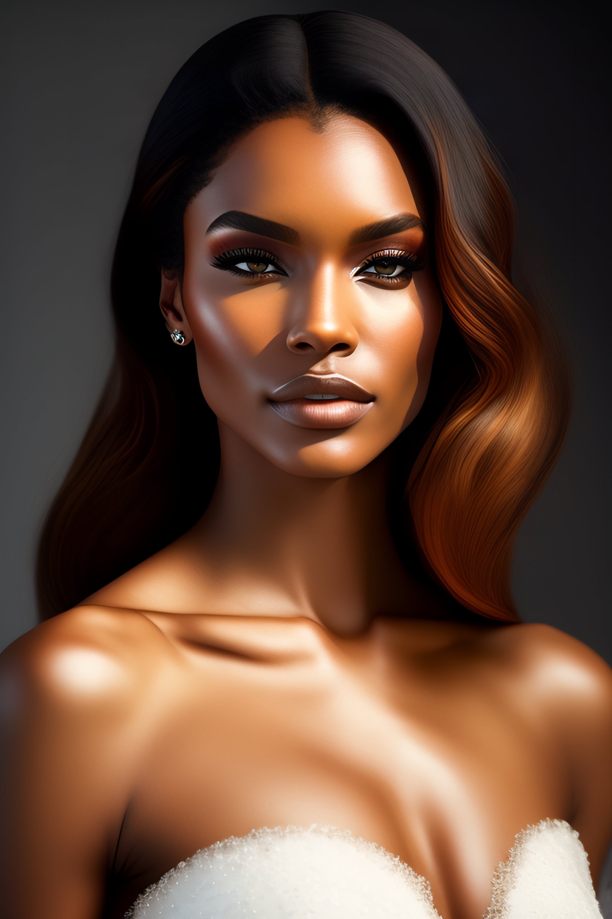Lexica - Beautiful model , her face will make people love