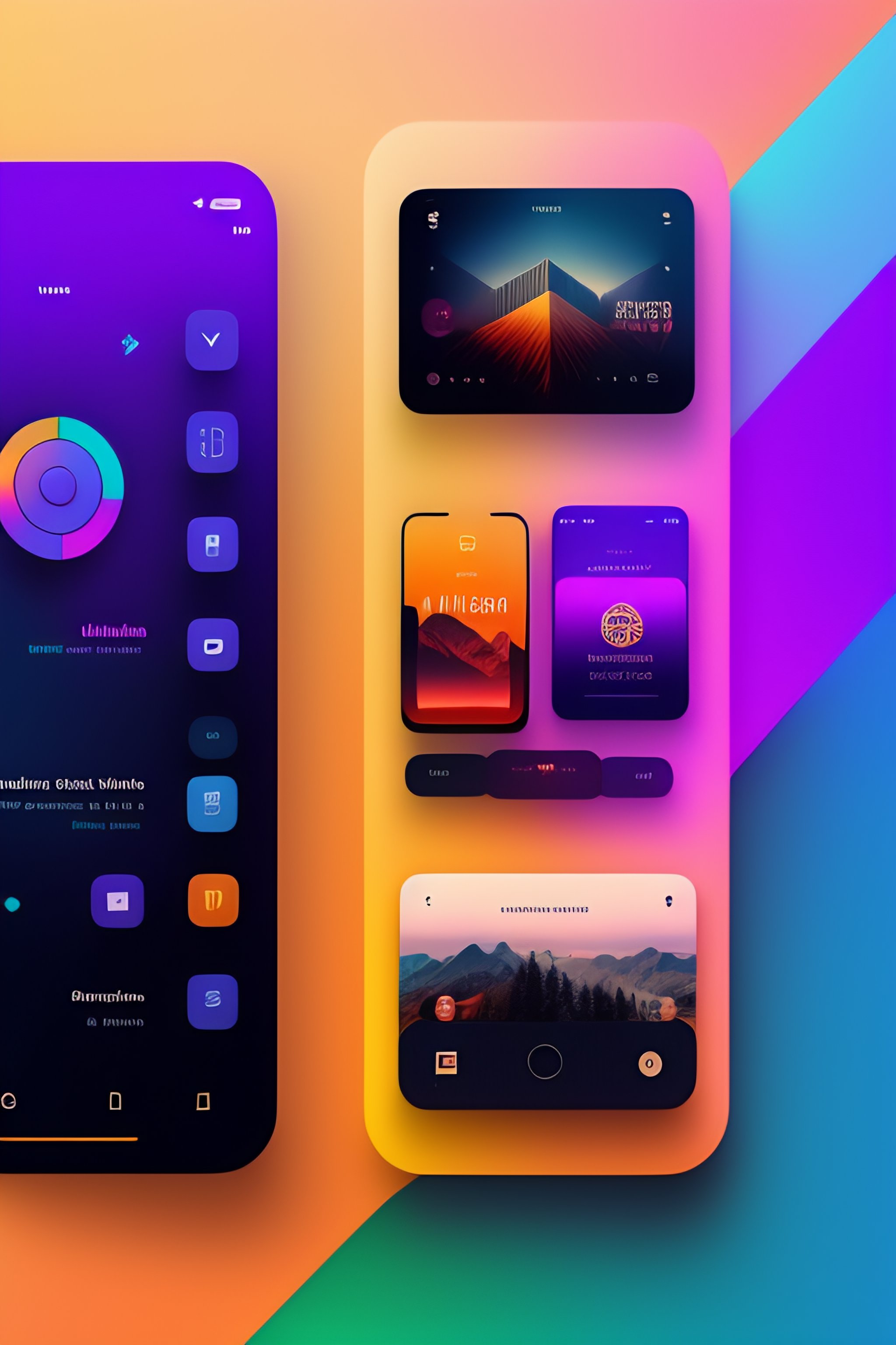 Lexica - Music app, flat vector, Figma, dribbble, user interface