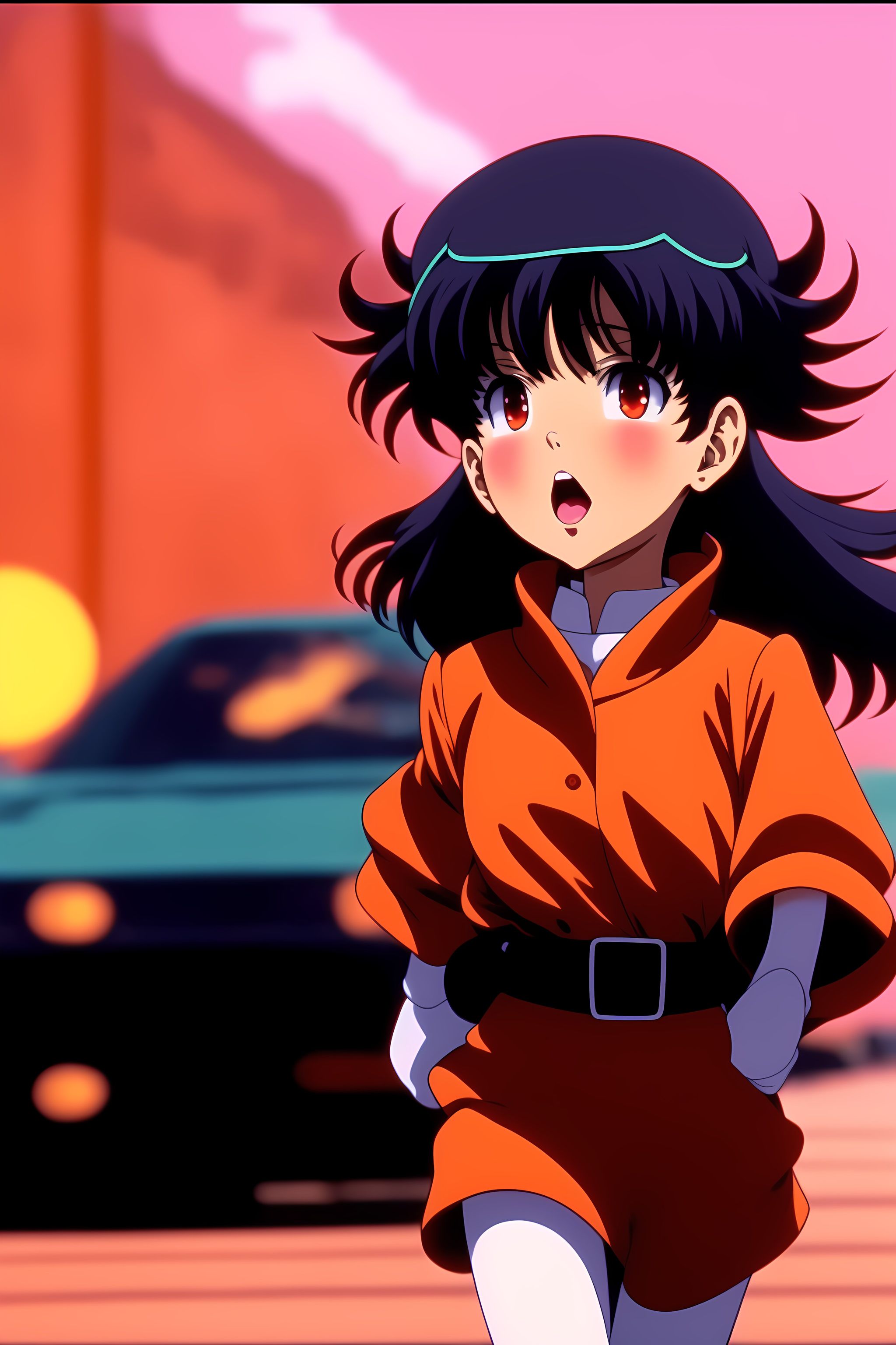 Lexica - Vintage anime screenshot from Akira, 90's anime aesthetic