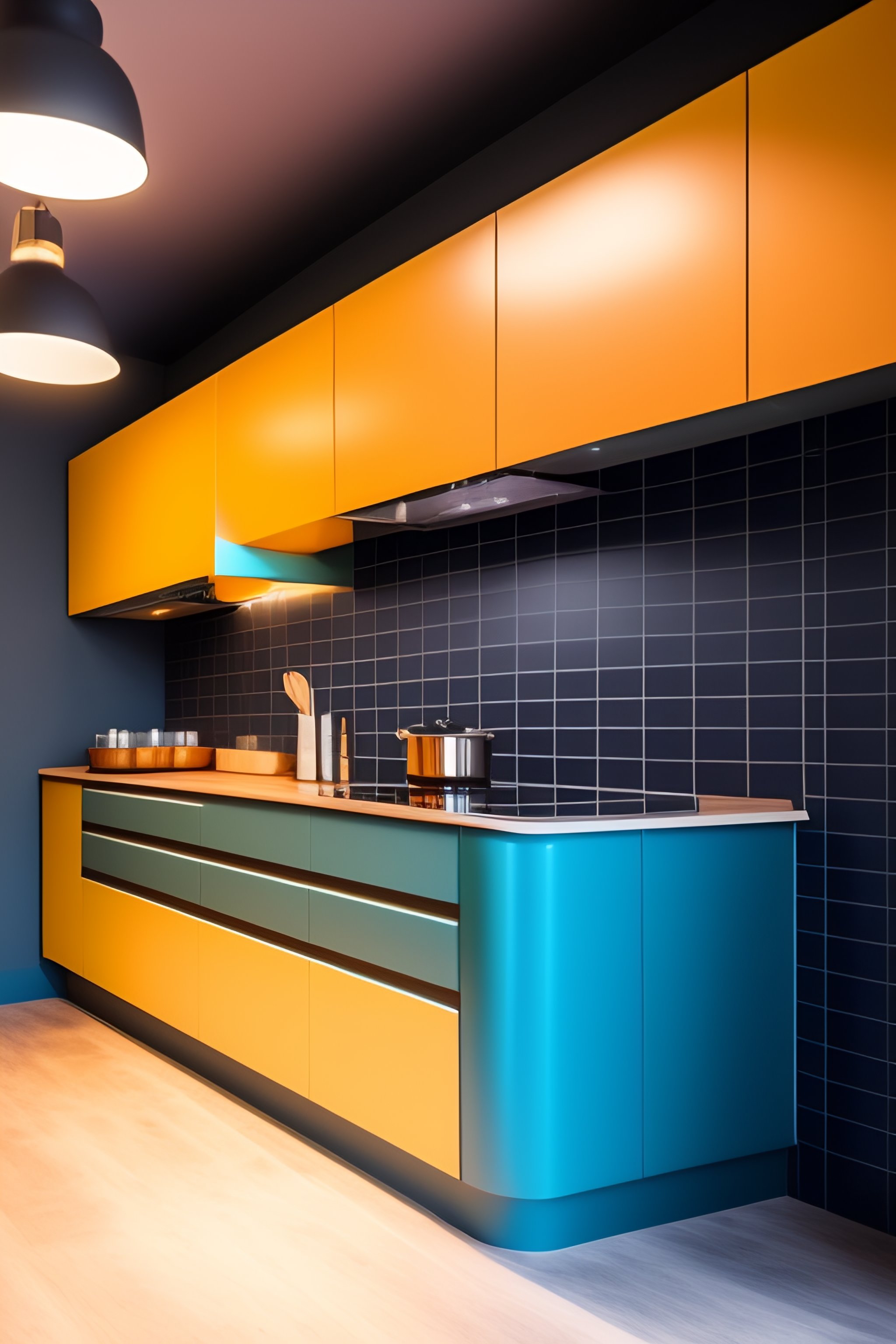 Lexica - Kitchen for apparthotel lenght of 3 meters