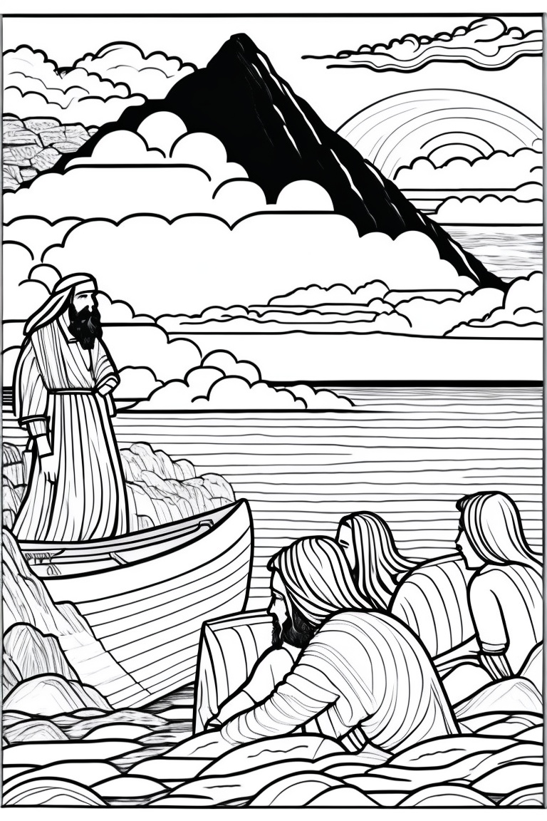 Lexica - Coloring page for adults,Immediately, Jesus urged his ...