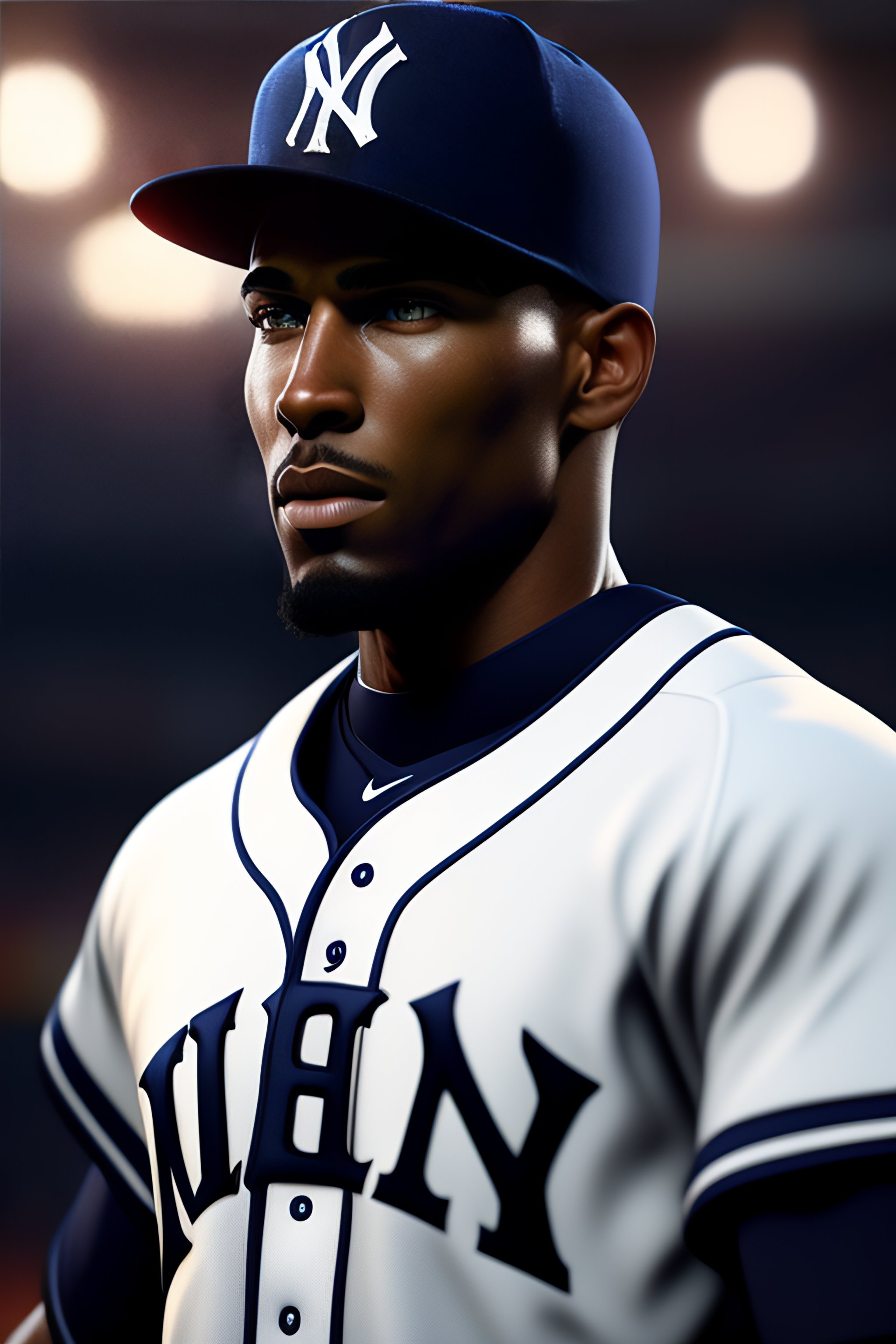 Lexica - Disruptive baseball uniform, unreal engine, cozy indoor