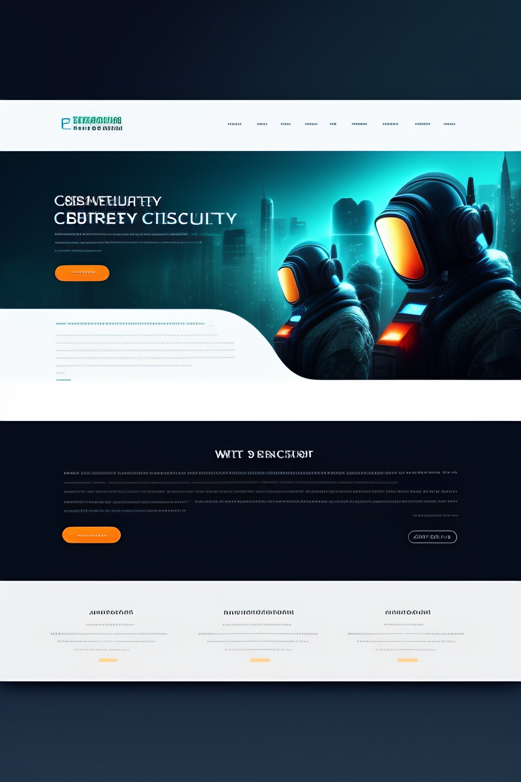 Lexica - Cybersecurity website header main image