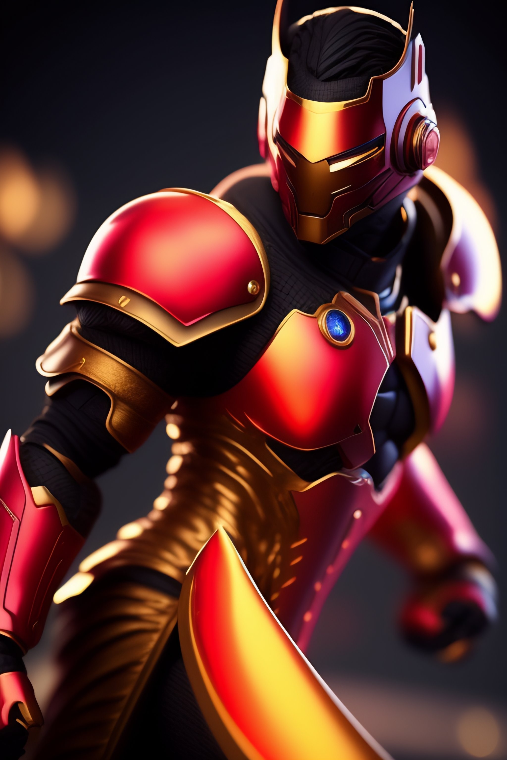 Lexica - Human fighting* android with leather skin