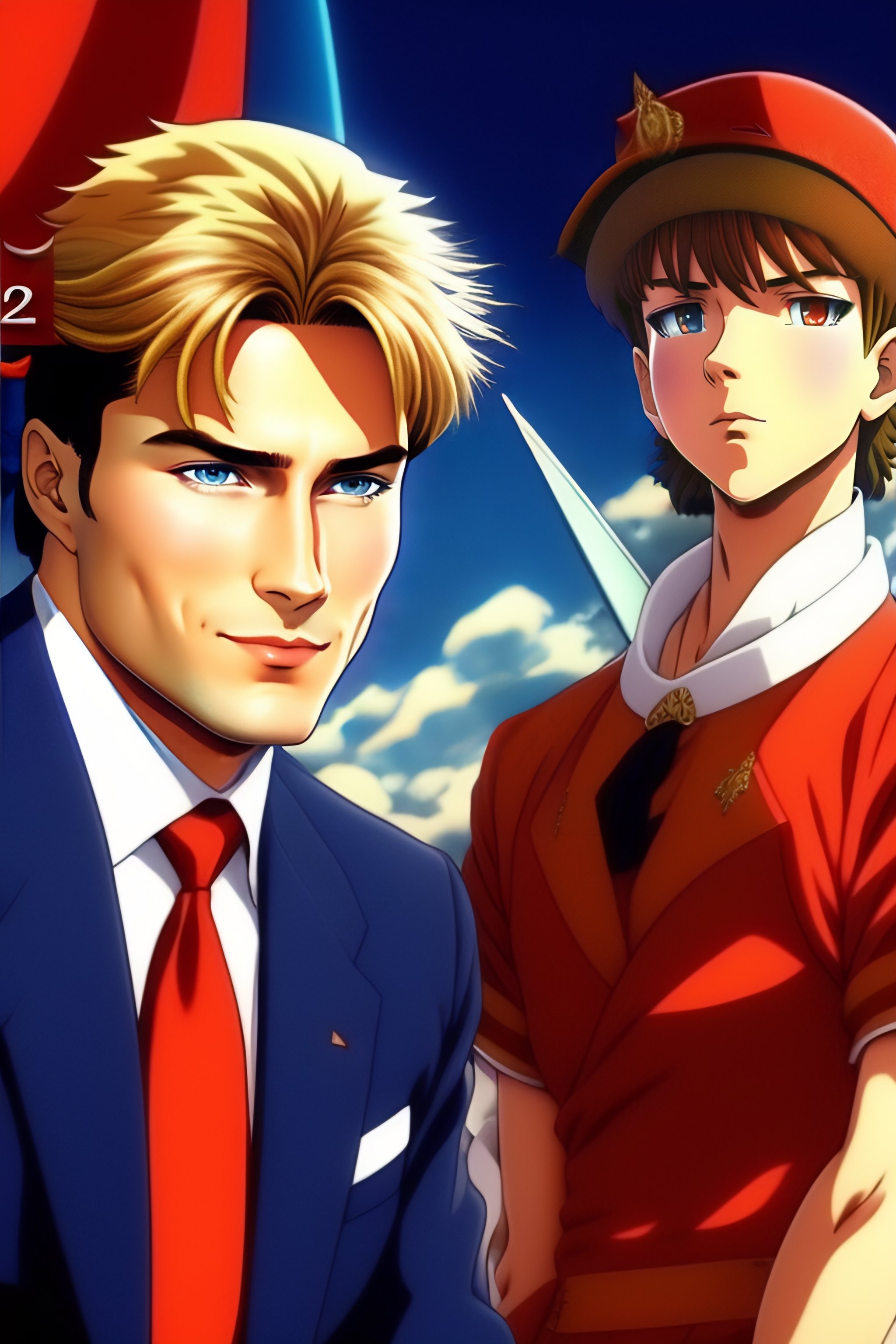 Lexica - Putin in style Vintage 90's anime