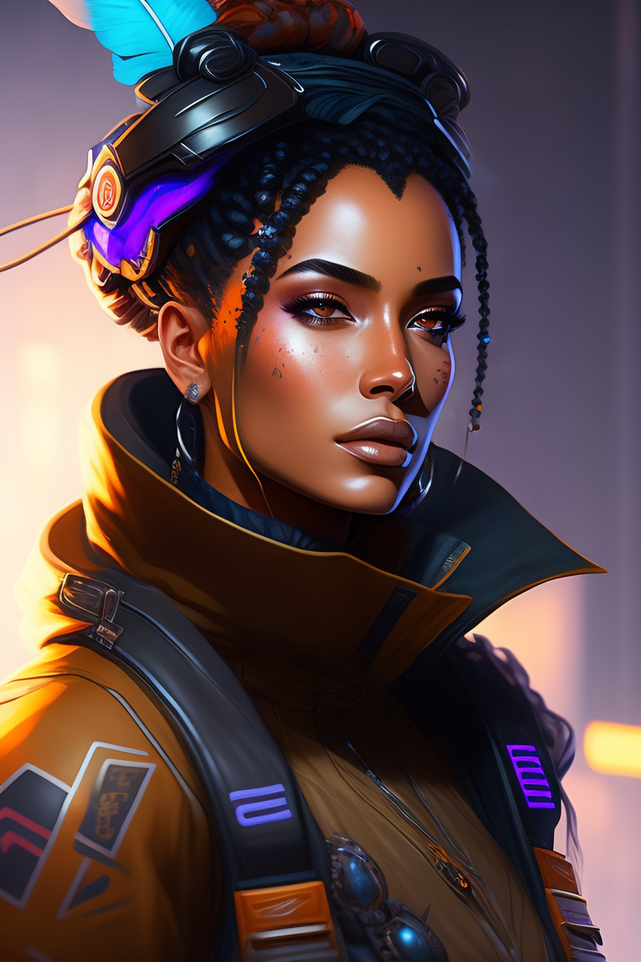 Lexica - Julianbentoula as apex legends character, digital illustration ...